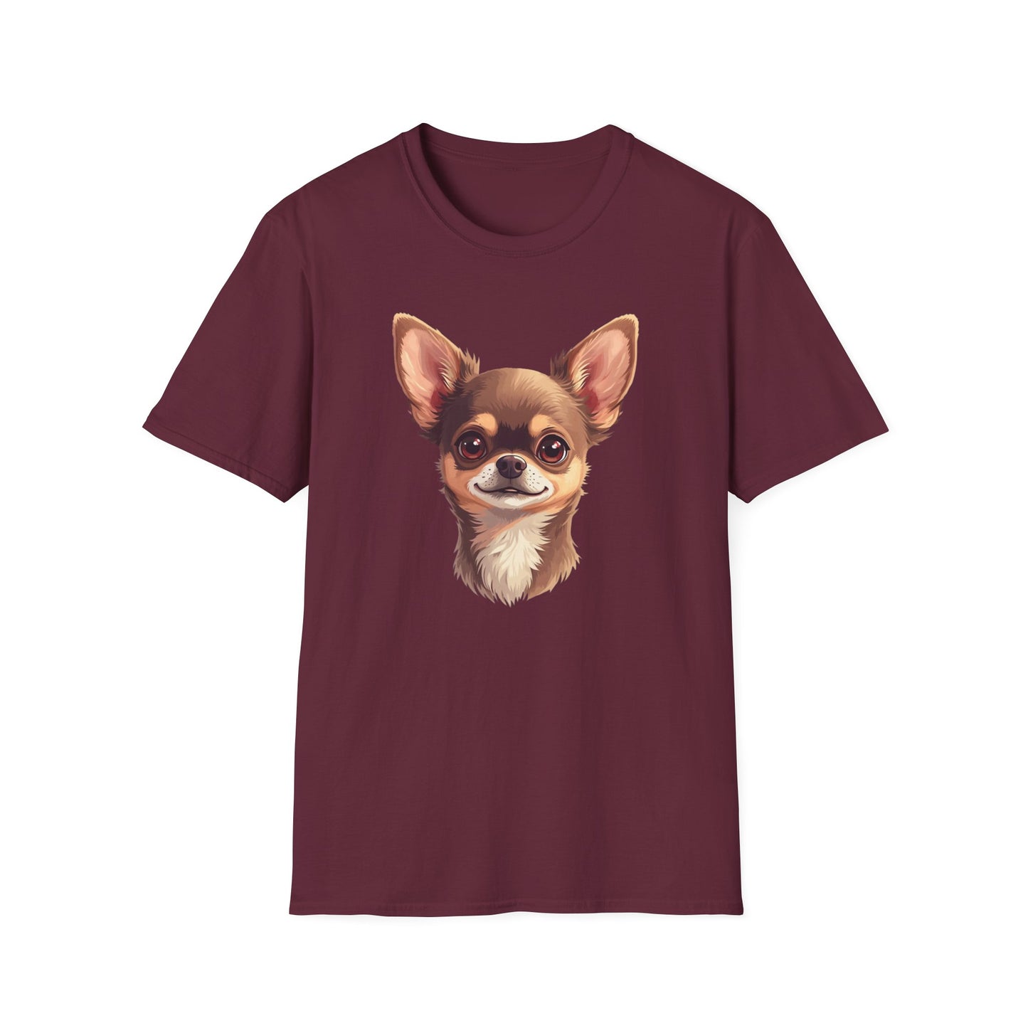 Chihuahua Dog Portrait Shirt – Chihuahua Dog Lover Gift, Cute Dog Mom Tee, Dog Dad Shirt, Pet Breed Apparel