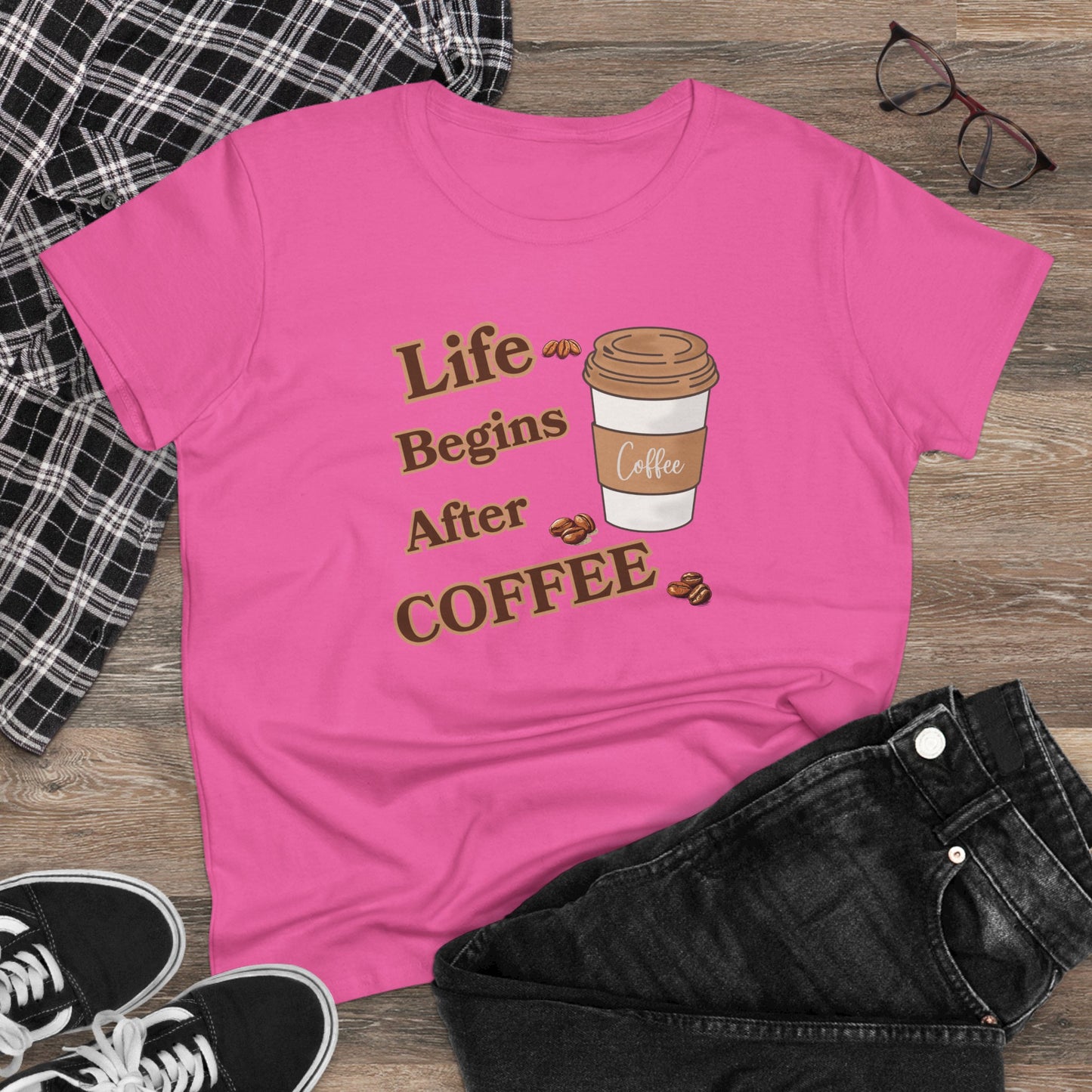 Life Begins After Coffee Shirt, Funny Coffee Shirt, Mother's Day Gift, Coffee Lover Gift, Mom Gift, Coffee Drinker Gift, Birthday Gift