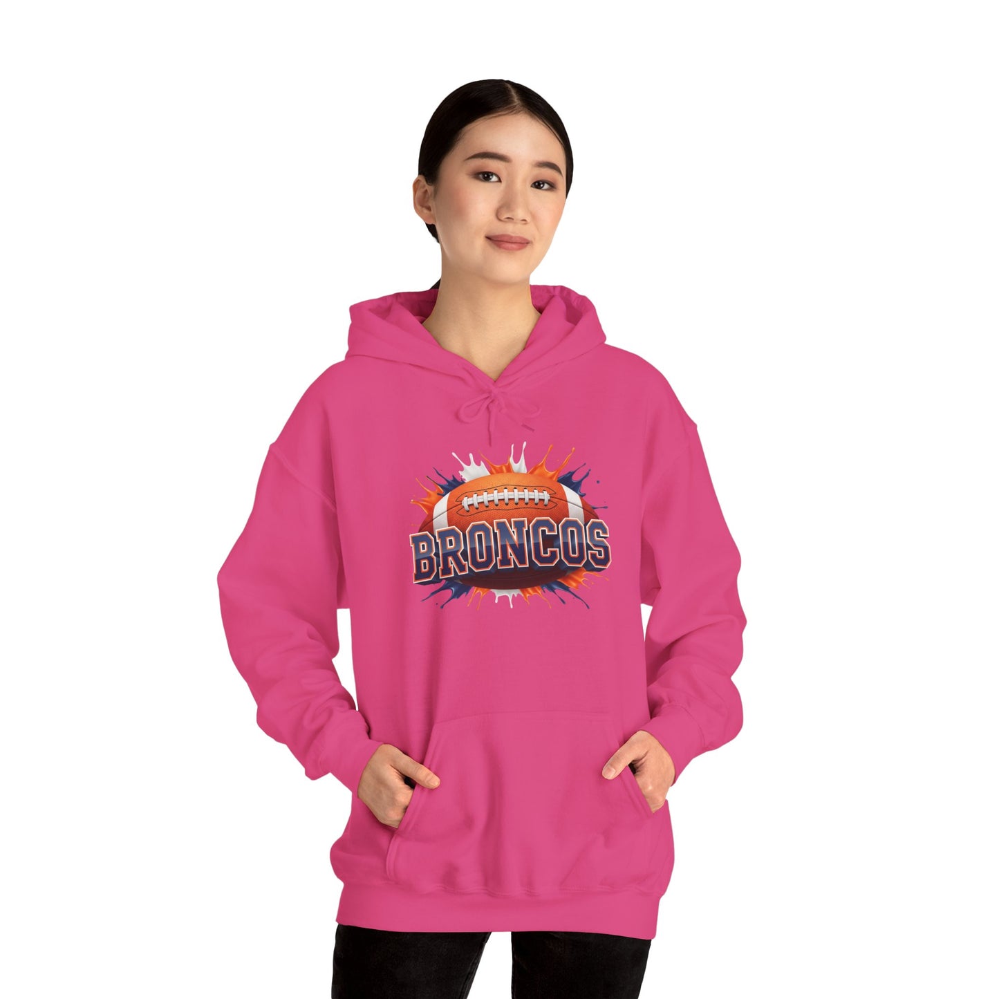 Denver Football Hoodie, Denver Team Hoodie, Football Gift for Denver Fans, Game Day Sports Fan Apparel, Football Fan Gift