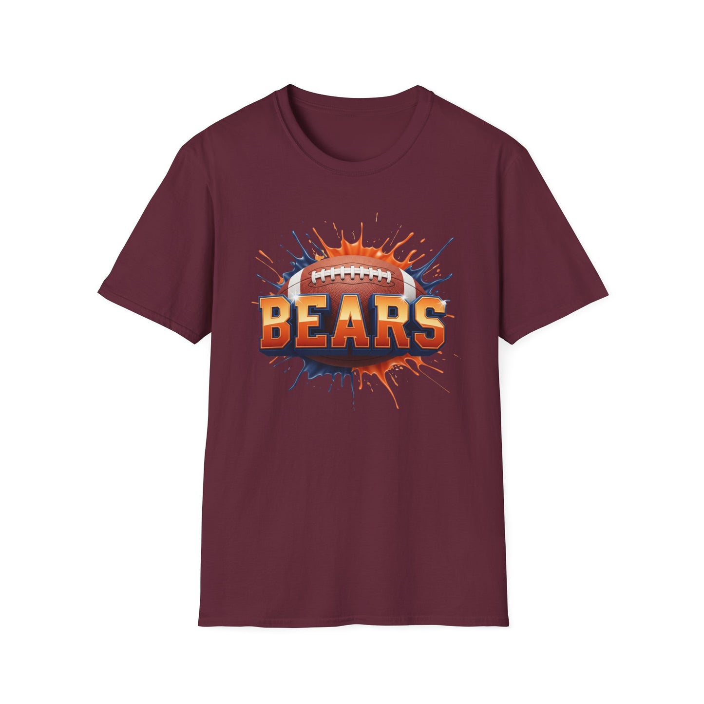 Chicago Football Unisex T-Shirt, Chicago Team Tee, Football Gift for Chicago Fans, Game Day Shirt, Sports Fan Apparel, Football Tee
