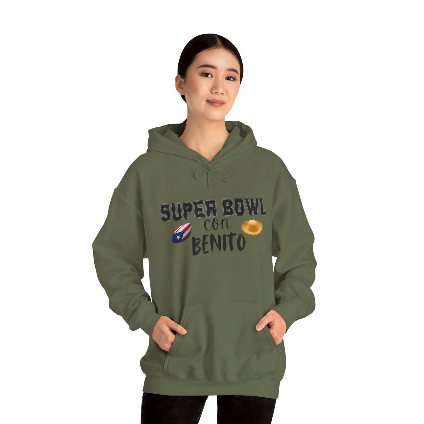 Benito Bowl Halftime Shirt 2026 Hoodie, Benito Bowl Hooded Sweatshirt, Football Fan Gift, Puerto Rico Heritage Hoodie, Boriqua Pride Gift