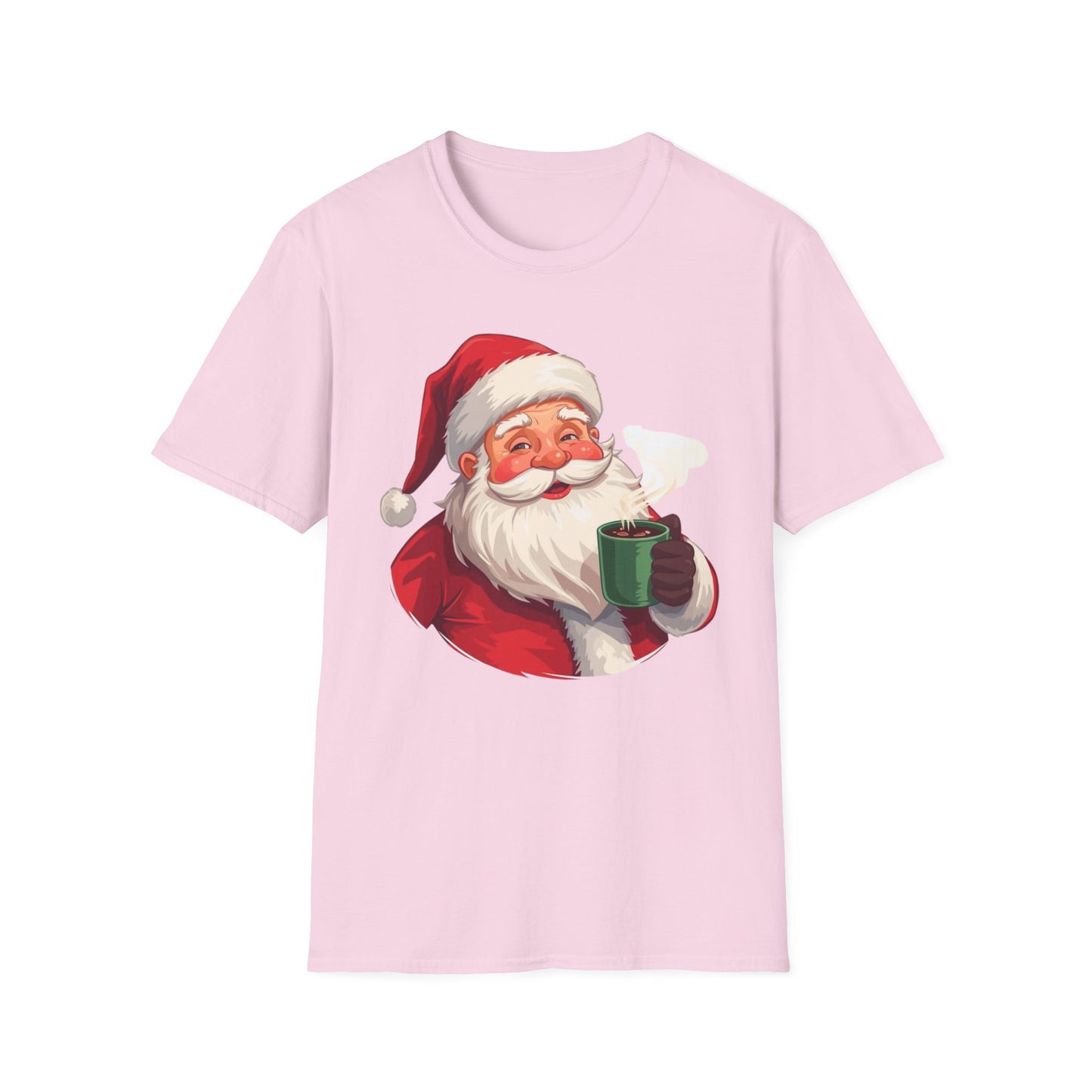 Santa enjoying Hot Chocolate Shirt, Family Christmas Shirts, Christmas T Shirt, Holiday Shirt, Cute Xmas Shirt for the family, Holiday Gift