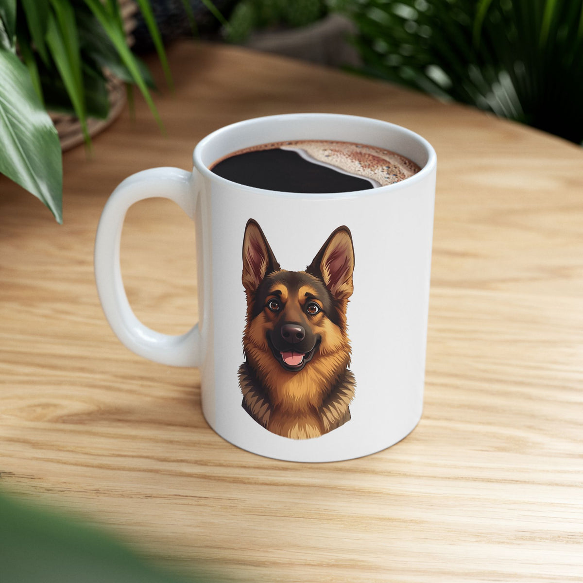 German Shepherd Coffee Mug, Dog Lover Mug, Pet Parent Gift, German Shepherd Mom Dad Cup 11oz or 15oz, Dog Lover Gift