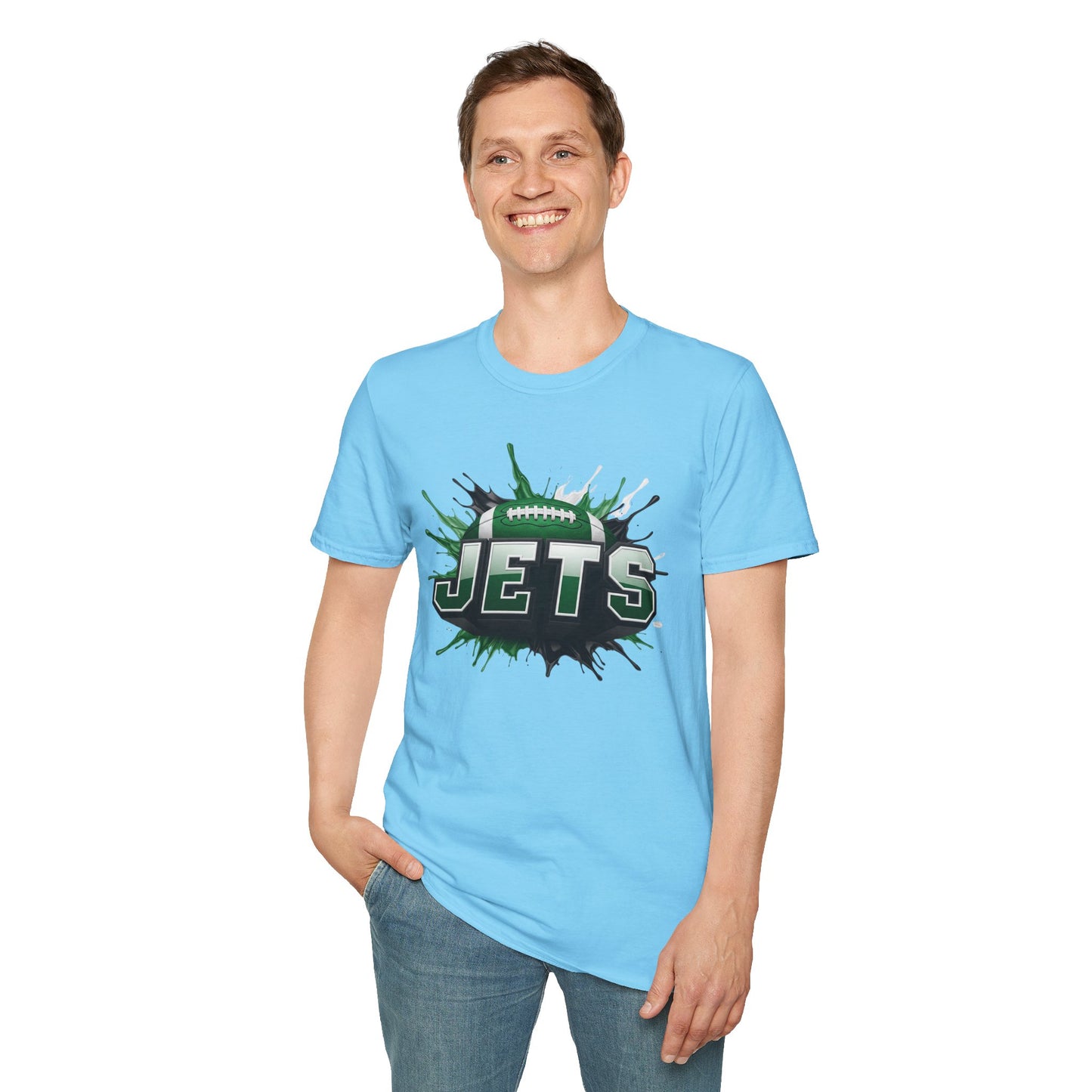 New York Football Unisex T-Shirt, New York Team Tee, Football Gift for New York Fans, Game Day Shirt, Sports Fan Apparel Football Tee