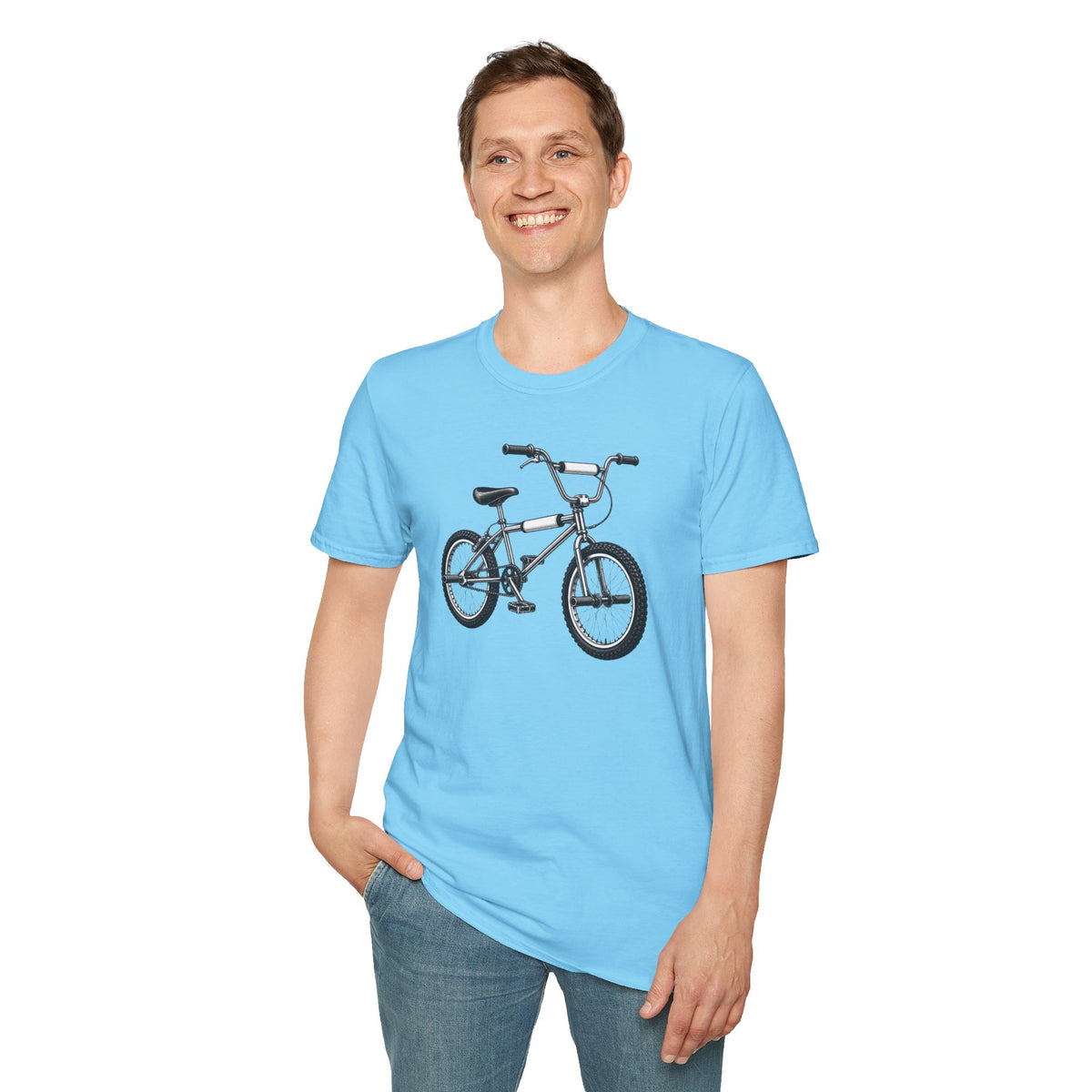 BMX Bike Shirt, Retro Bicycle T-Shirt, Old School Freestyle Bike Tee, Cyclist Gift, Vintage BMX Style