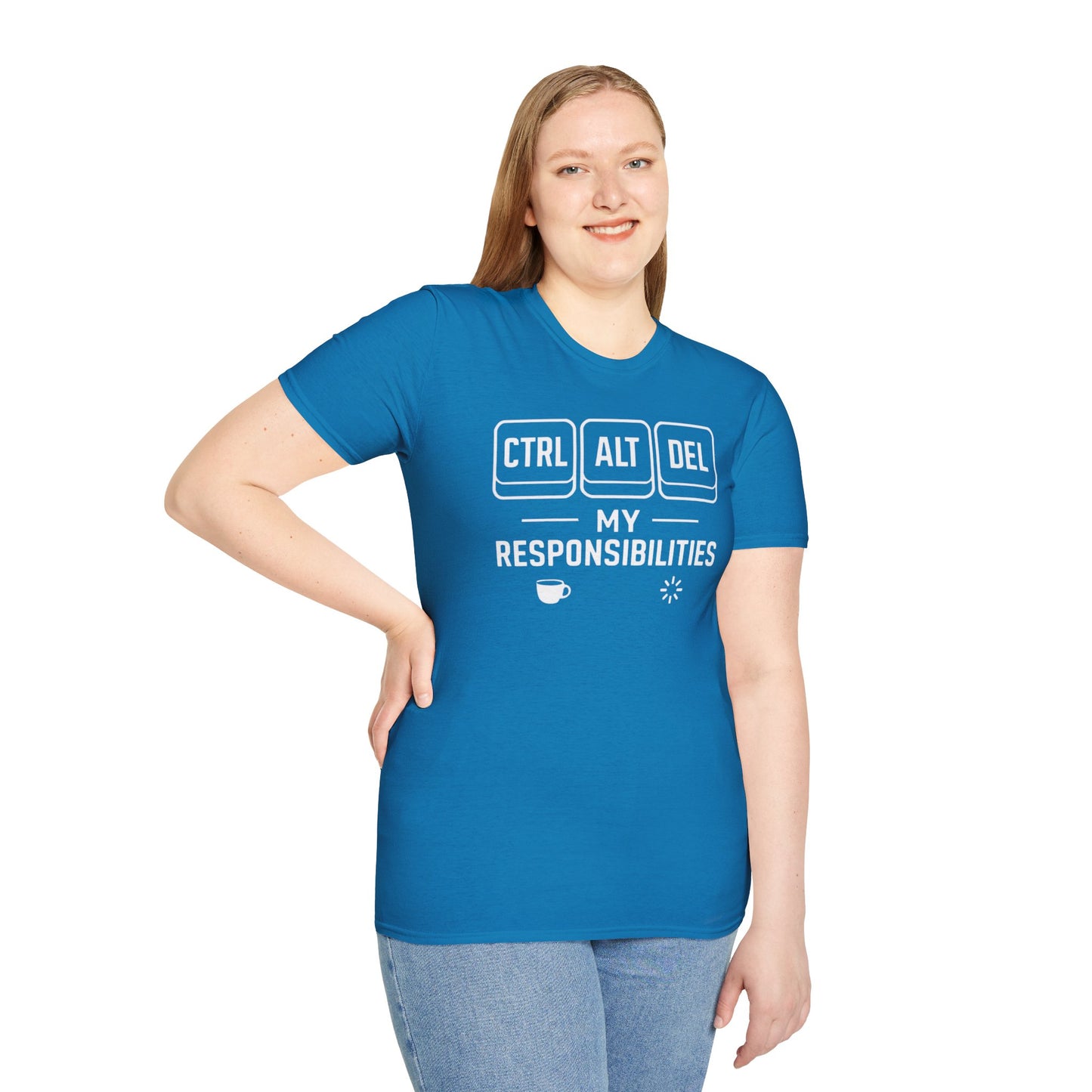 Funny Programmer Shirt, Ctrl Alt Del My Responsibilities Tee, Tech Humor Shirt, Geek Gift, Computer Nerd Unisex Tee