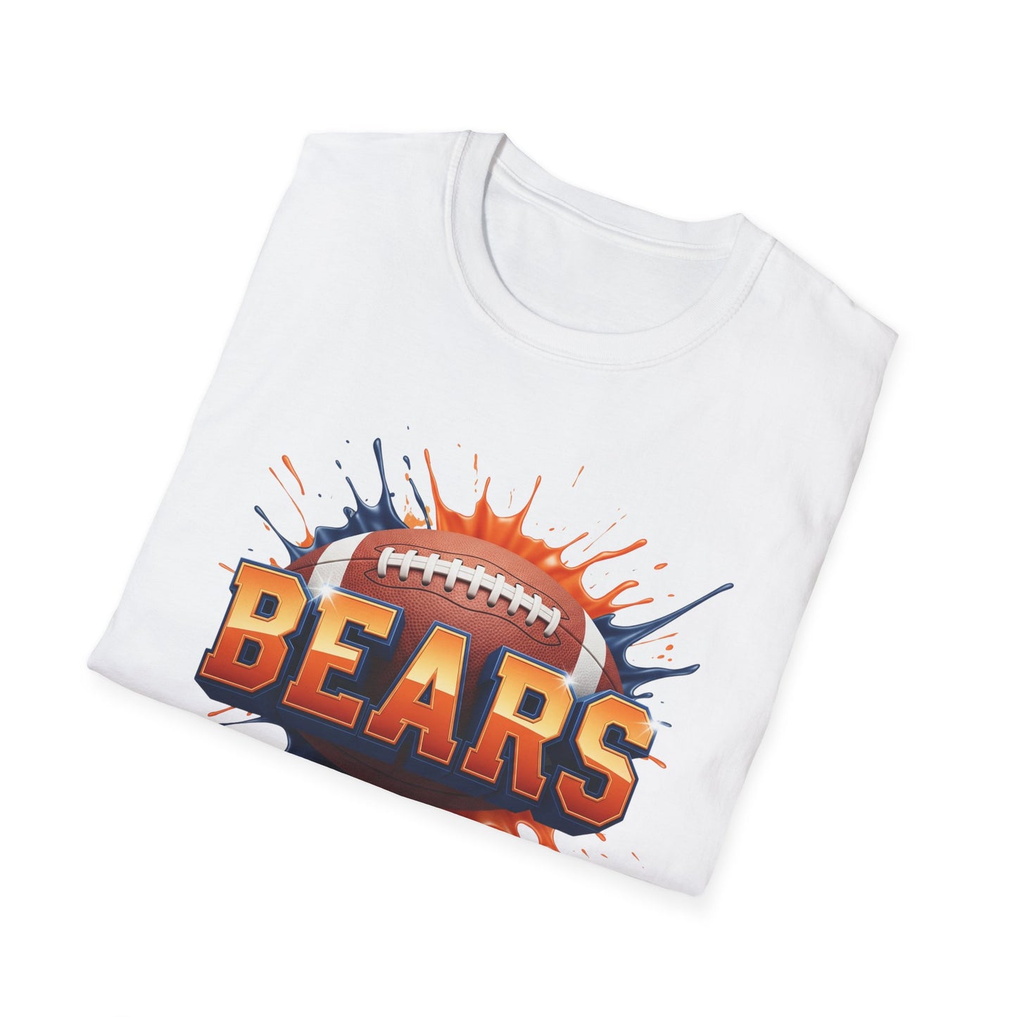 Chicago Football Unisex T-Shirt, Chicago Team Tee, Football Gift for Chicago Fans, Game Day Shirt, Sports Fan Apparel, Football Tee