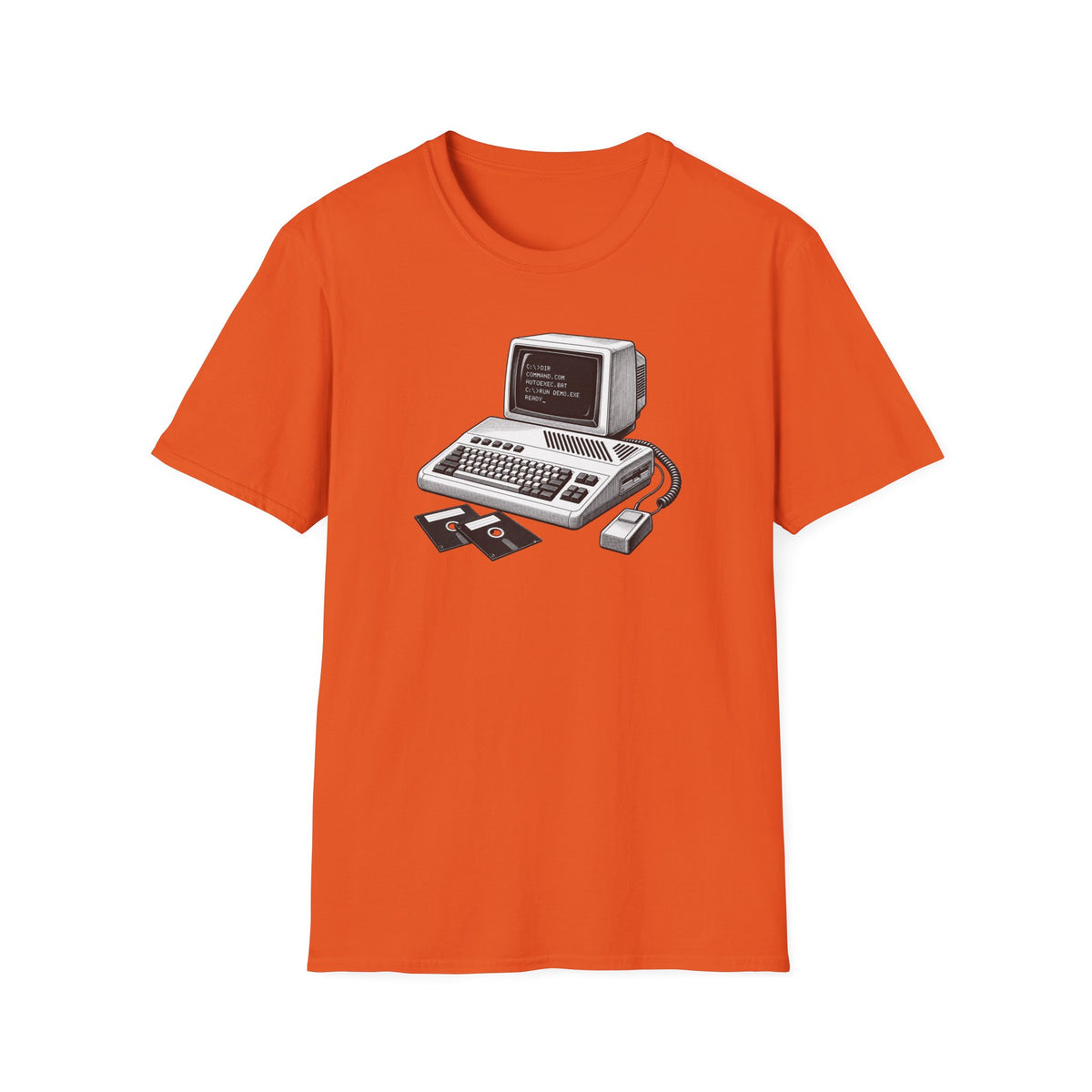 Vintage Computer T-Shirt, Retro Tech Shirt, Floppy Disk Tee, Programmer Gift, Computer Nerd Shirt