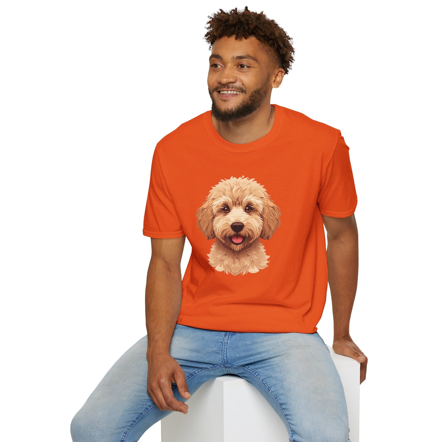 Labradoodle Dog Portrait Shirt – Labradoodle Dog Lover Gift, Cute Dog Mom Tee, Dog Dad Shirt, Pet Breed Apparel