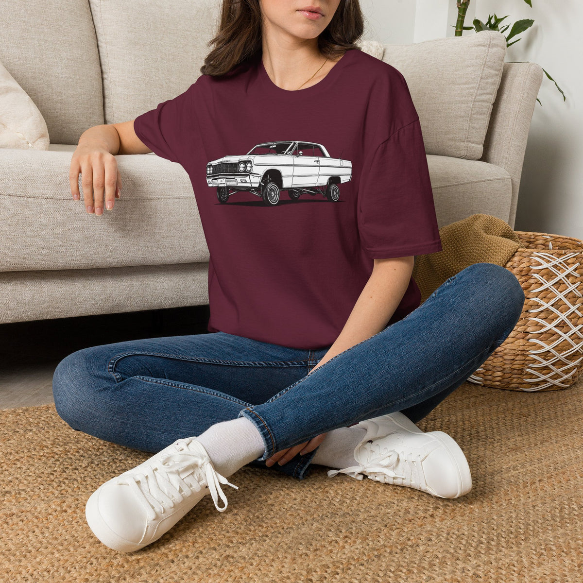 Classic Lowrider Shirt, Vintage Car T-Shirt, Custom Car Tee, Car Enthusiast Gift, Old School Ride Shirt