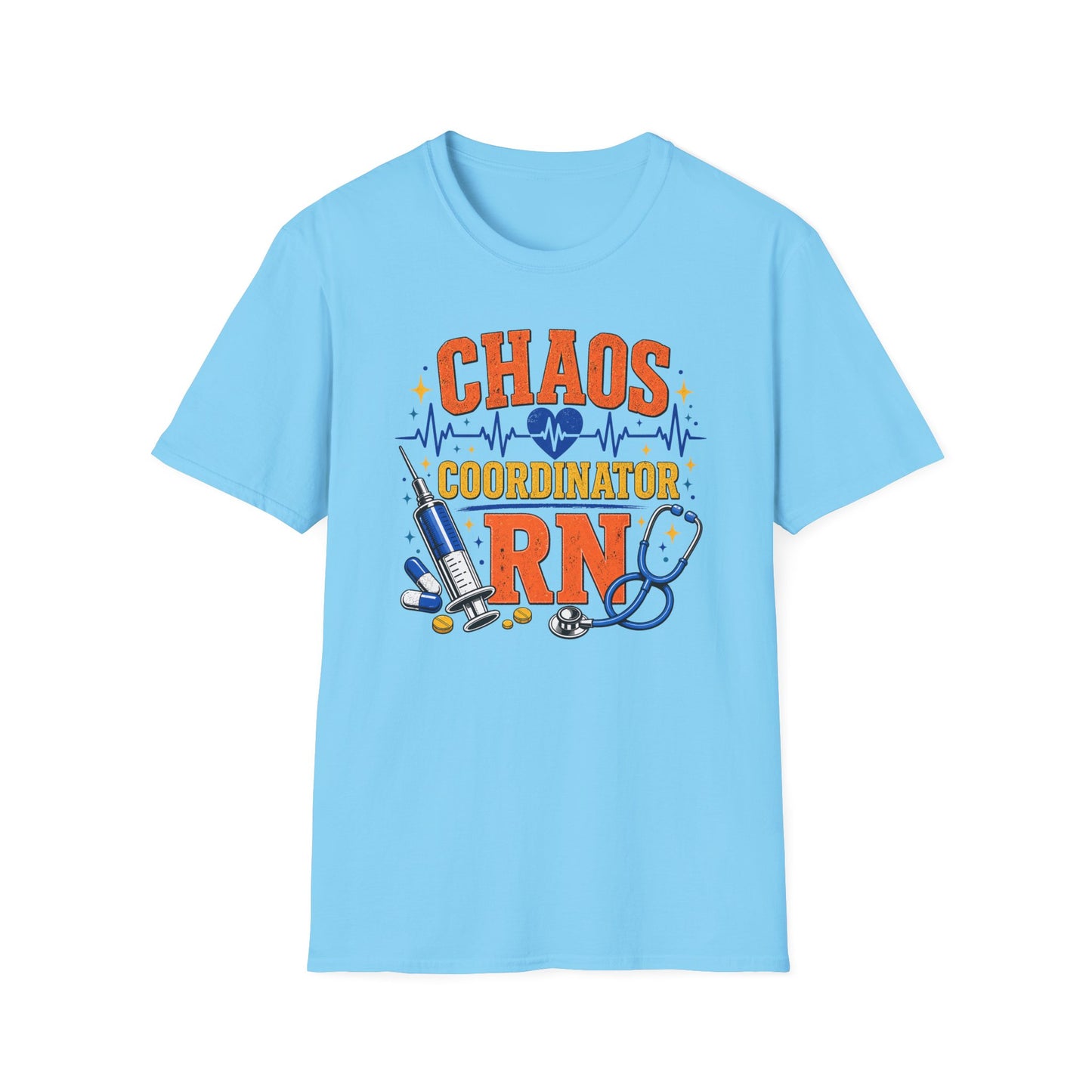 Chaos Coordinator RN Shirt – Funny Nurse Shirt – Nurse Life Tee – Medical Humor Gift for Nurses, RN LPN CNA Nursing Shirt