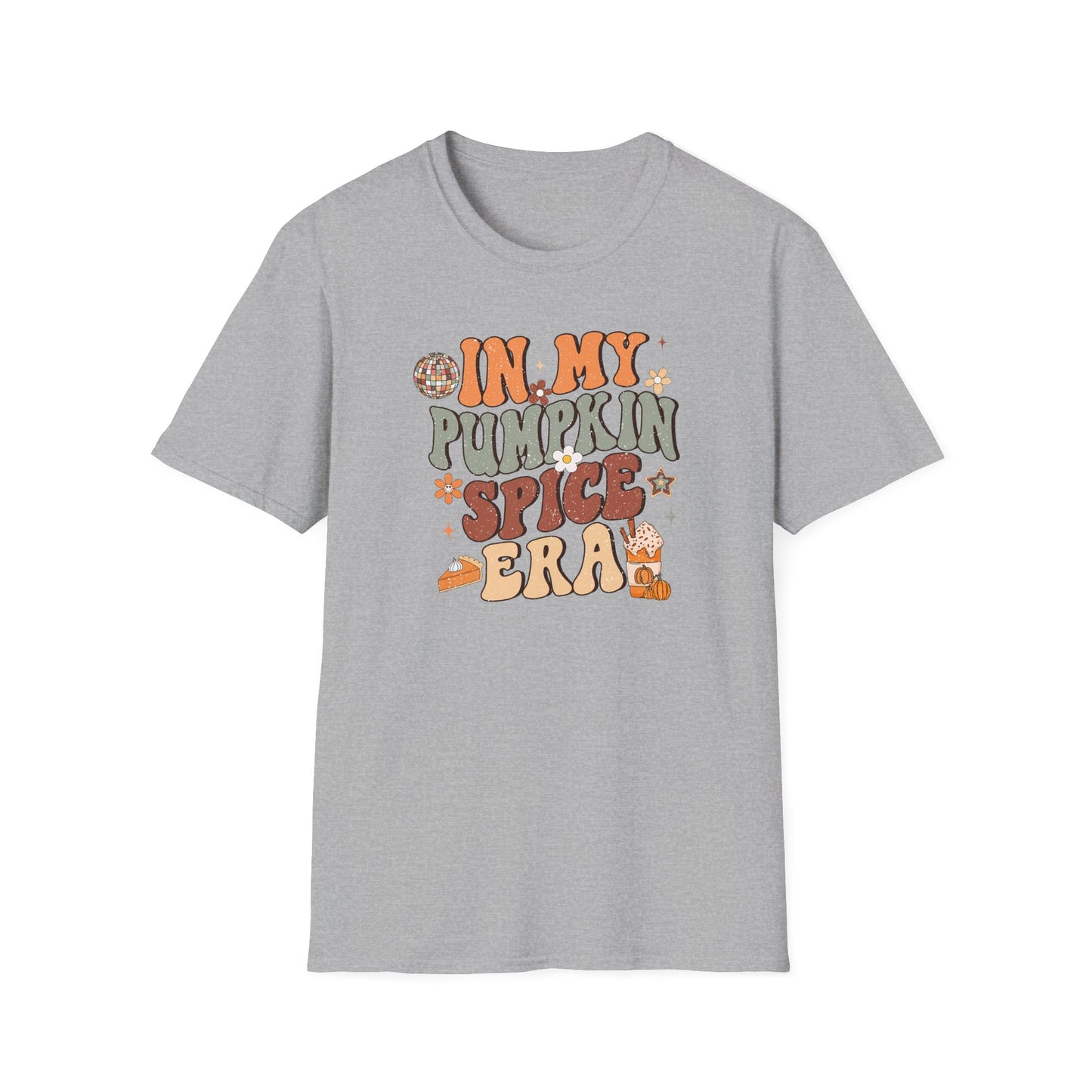 In My Pumpkin Spice Era Fall T-Shirt - Cute Women's Autumn Tee, Thanksgiving Shirt, Pumpkin Thanksgiving Tee, Cozy Fall Tee, Friendsgiving