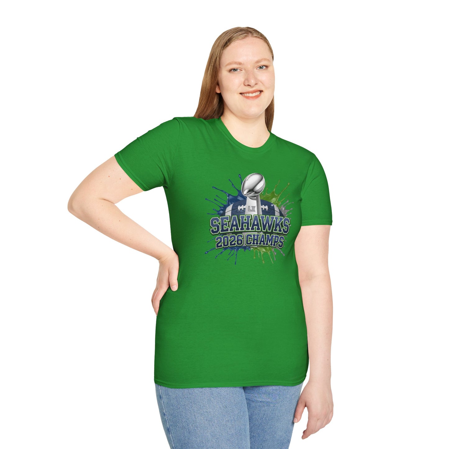 Seahawks 2026 Champions T-shirt – Seahawks Football Fan Tee, 2026 football Champs, Football Gift Shirt, Victory Tee