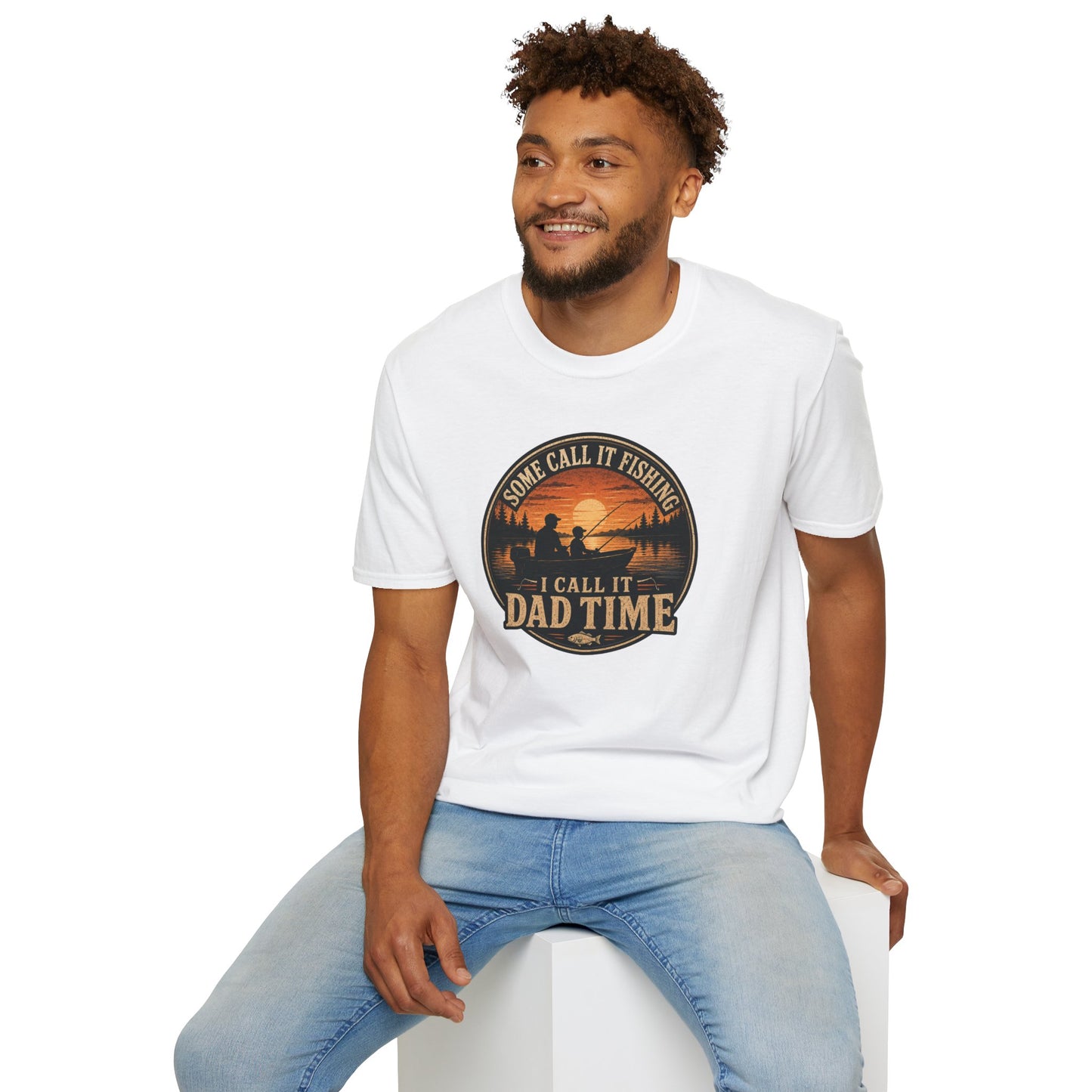 Fishing Dad Shirt, Some Call It Fishing I Call It Dad Time Tee, Fathers Day Fishing T-Shirt, Fisherman Gift for Dad