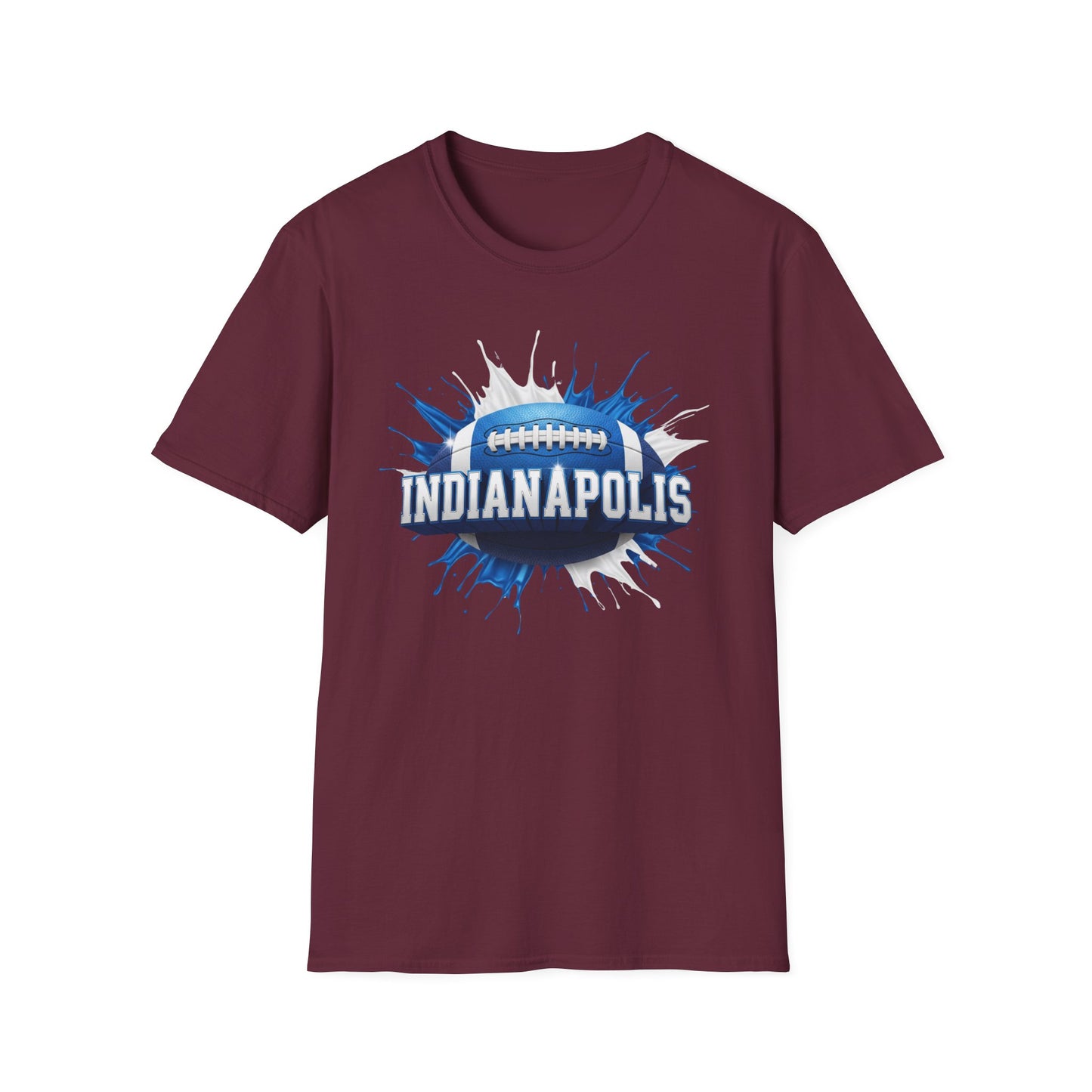Indianapolis Football Unisex T-Shirt, Indianapolis Team Tee, Football Gift for Indianapolis Fans, Game Day Shirt, Sports Fan Apparel Tee