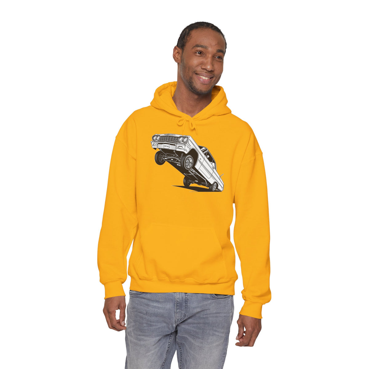 Classic Car Hoodie, Lowrider Car Hoodie, Vintage Auto Hoodie, Car Enthusiast Sweatshirt, Unisex Automotive Hoodie