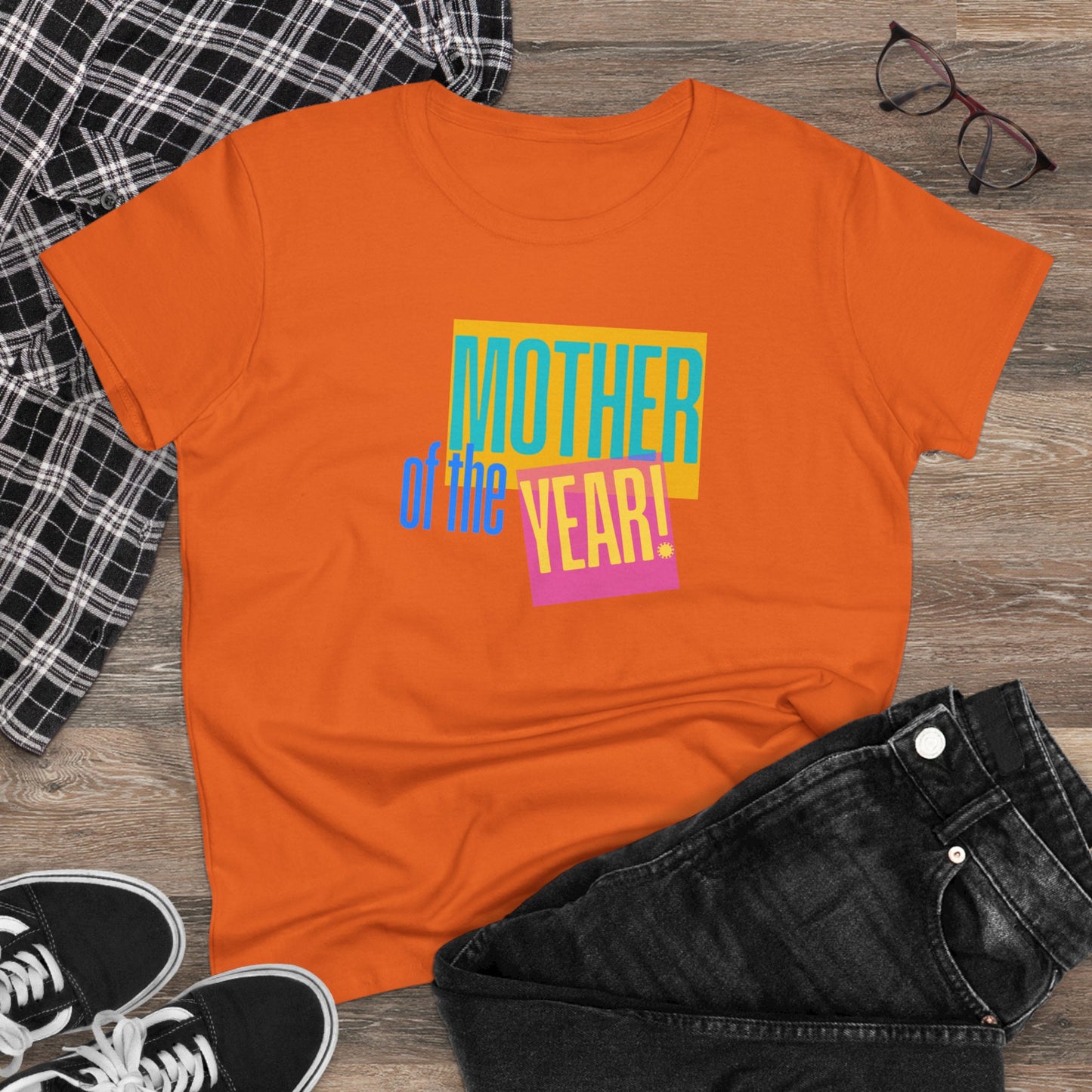 Mother of the Year! T-Shirt, Gift for Mom, Cute Summer Top, Mother's Day Gift, Family Gatherings, Casual Wear, Mom's Birthday