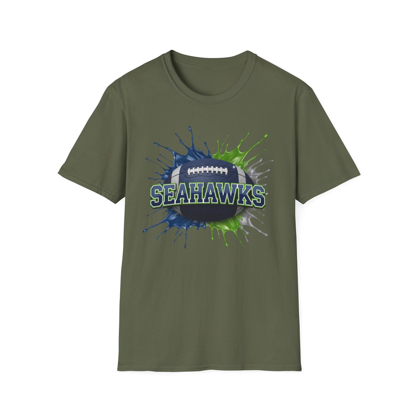 Seattle Football Unisex T-Shirt, Seattle Team Tee, Football Gift for Seattle Fans, Game Day Shirt, Sports Fan Apparel Football