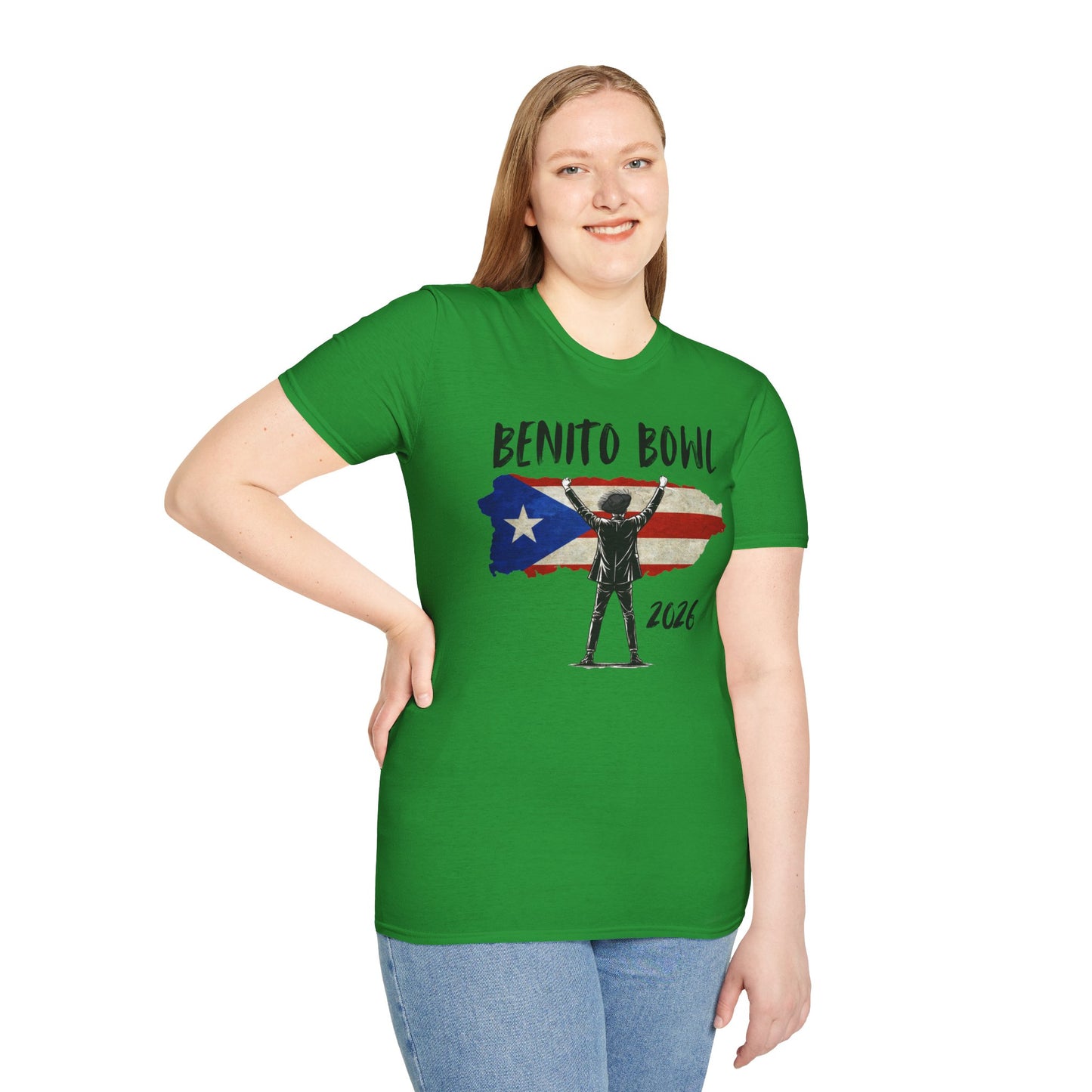 Benito Bowl 2026 PR Flag, Benito Bowl T-Shirt, Football Fan Gift, Puerto Rico Boricua Heritage Culture Pride Tee