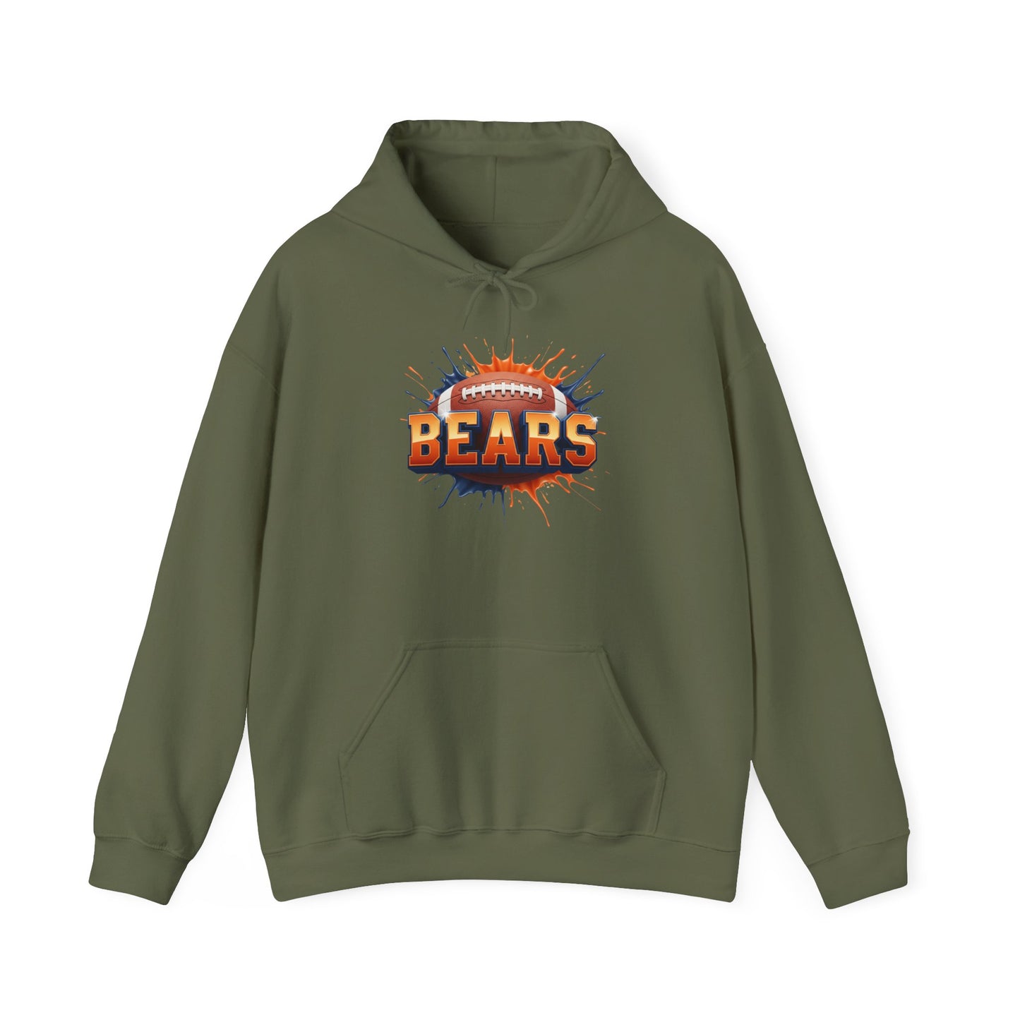 Chicago Football Hoodie, Chicago Team Hoodie, Football Gift for Chicago Fans, Game Day Sports Fan Apparel, Football Fan Gift