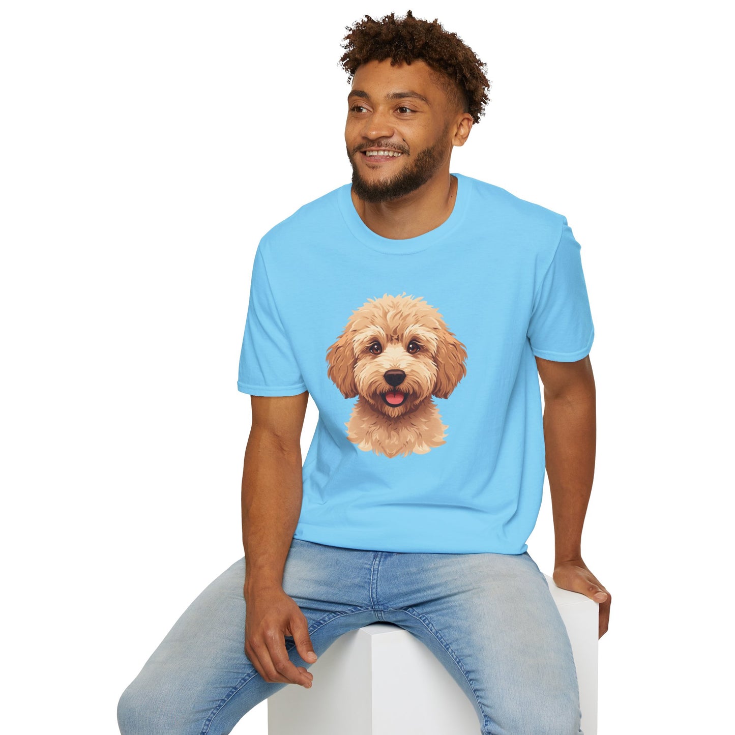 Labradoodle Dog Portrait Shirt – Labradoodle Dog Lover Gift, Cute Dog Mom Tee, Dog Dad Shirt, Pet Breed Apparel