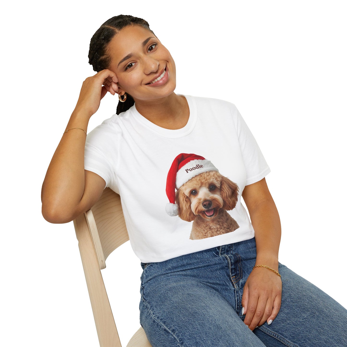 Poodle Dog Portrait Shirt – Poodle Dog Lover Gift, Cute Dog Mom Tee, Dog Dad Shirt, Pet Breed Apparel