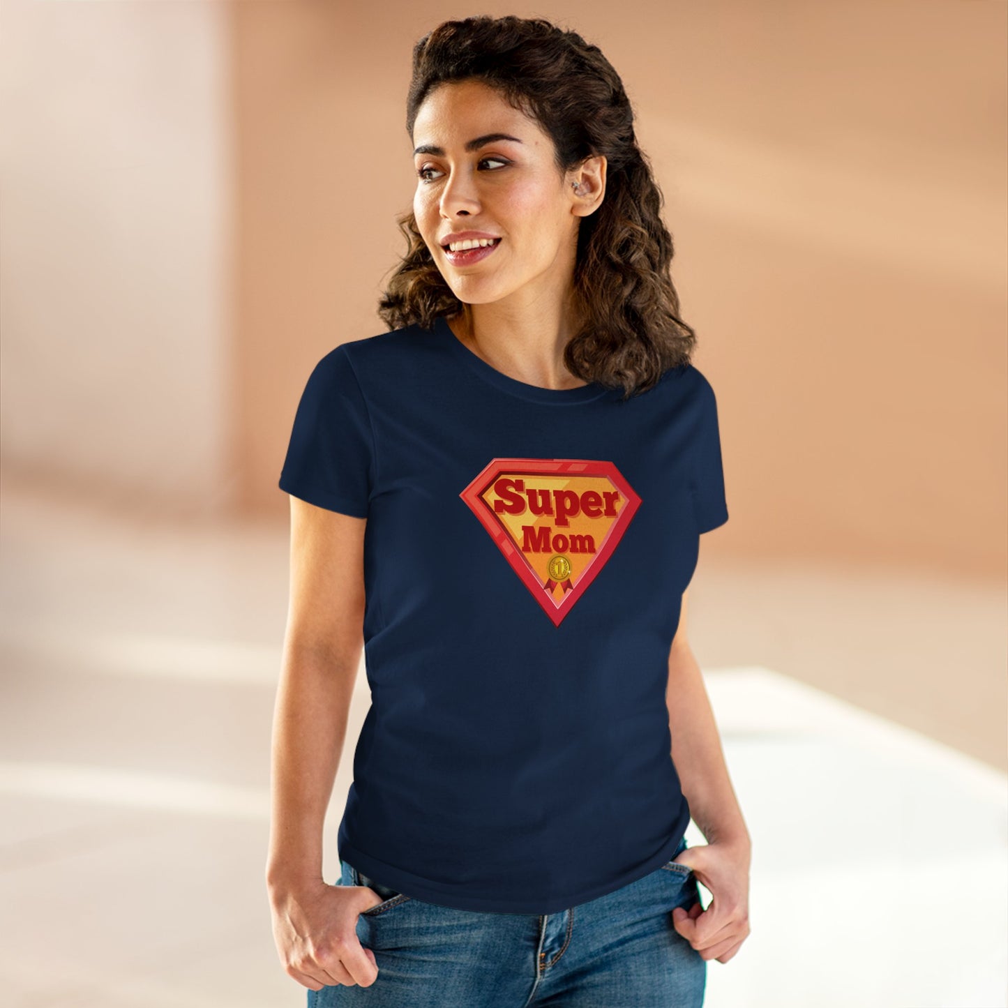 Supermom T-Shirt, Gift for Mom, Cute Summer Top, Mother's Day Gift, Family Gatherings, Casual Wear, Mom's Birthday, Supermom