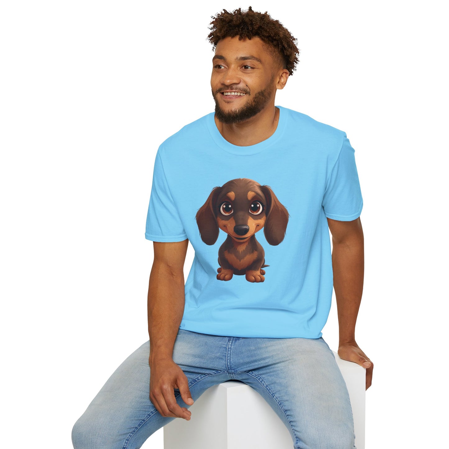 Dachshund Dog Portrait Shirt – Wiener Dog Lover Gift, Cute Dog Mom Tee, Dog Dad Shirt, Pet Breed Apparel