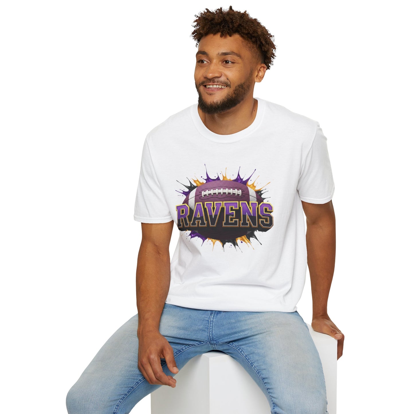 Baltimore Football Unisex T-Shirt, Baltimore Team Tee, Football Gift for Baltimore Fans, Game Day Shirt, Sports Fan Apparel Football Tee