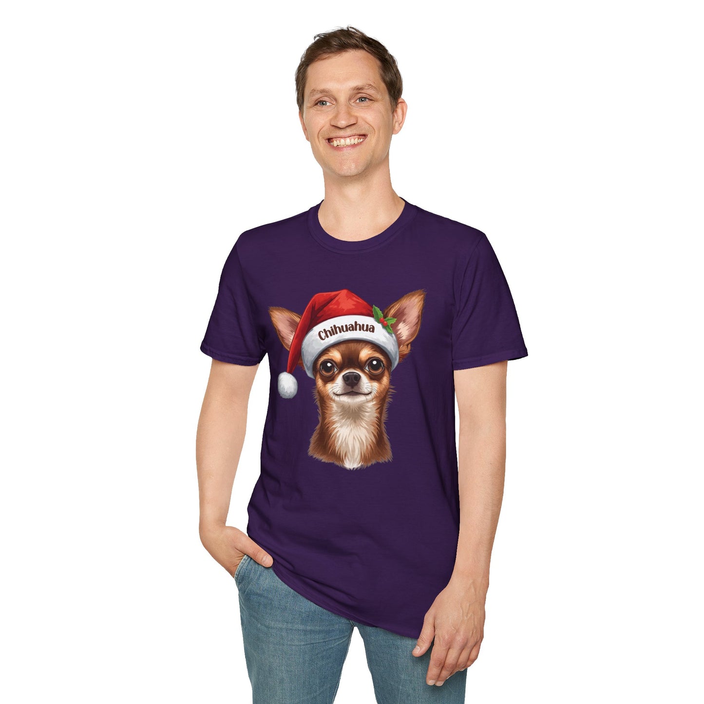 Chihuahua Dog Portrait Shirt – Chihuahua Dog Lover Gift, Cute Dog Mom Tee, Dog Dad Shirt, Pet Breed Apparel