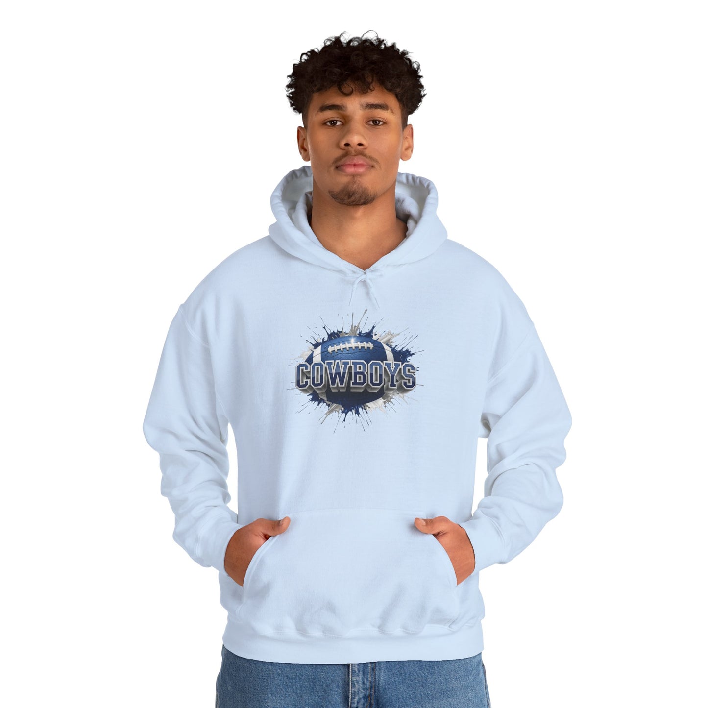 Dallas Football Hoodie, Dallas Team Hoodie, Football Gift for Dallas Fans, Game Day Sports Fan Apparel, Football Fan Gift