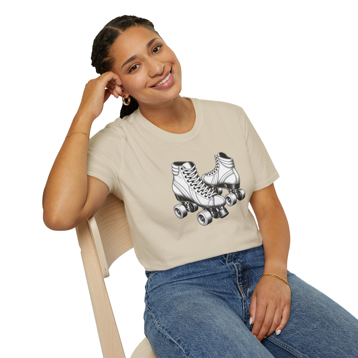 Retro Roller Skates Shirt, Quad Skate T-Shirt, Vintage Roller Rink Tee, Roller Skater Gift
