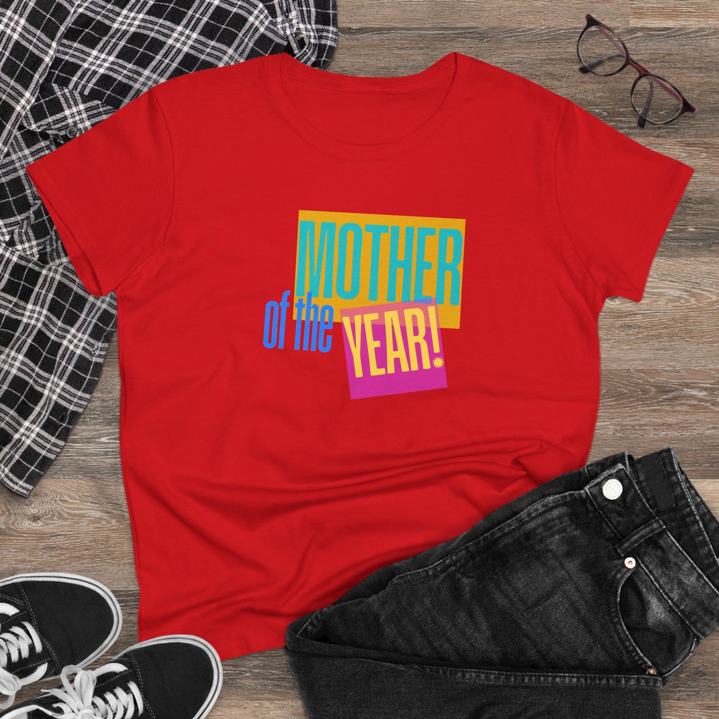 Mother of the Year! T-Shirt, Gift for Mom, Cute Summer Top, Mother's Day Gift, Family Gatherings, Casual Wear, Mom's Birthday