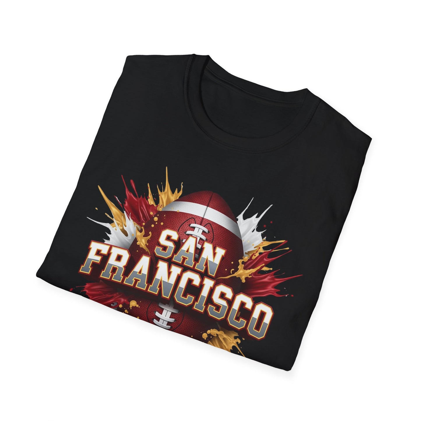 San Francisco Football Unisex T-Shirt, San Francisco Team Tee, Football Gift for San Francisco Fans, Game Day Shirt, Sports Fan Apparel