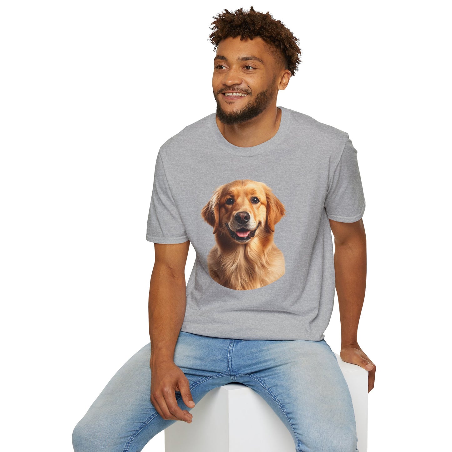 Golden Retriever Dog Portrait Shirt – Lab Dog Lover Gift, Cute Dog Mom Tee, Dog Dad Shirt, Pet Breed Apparel