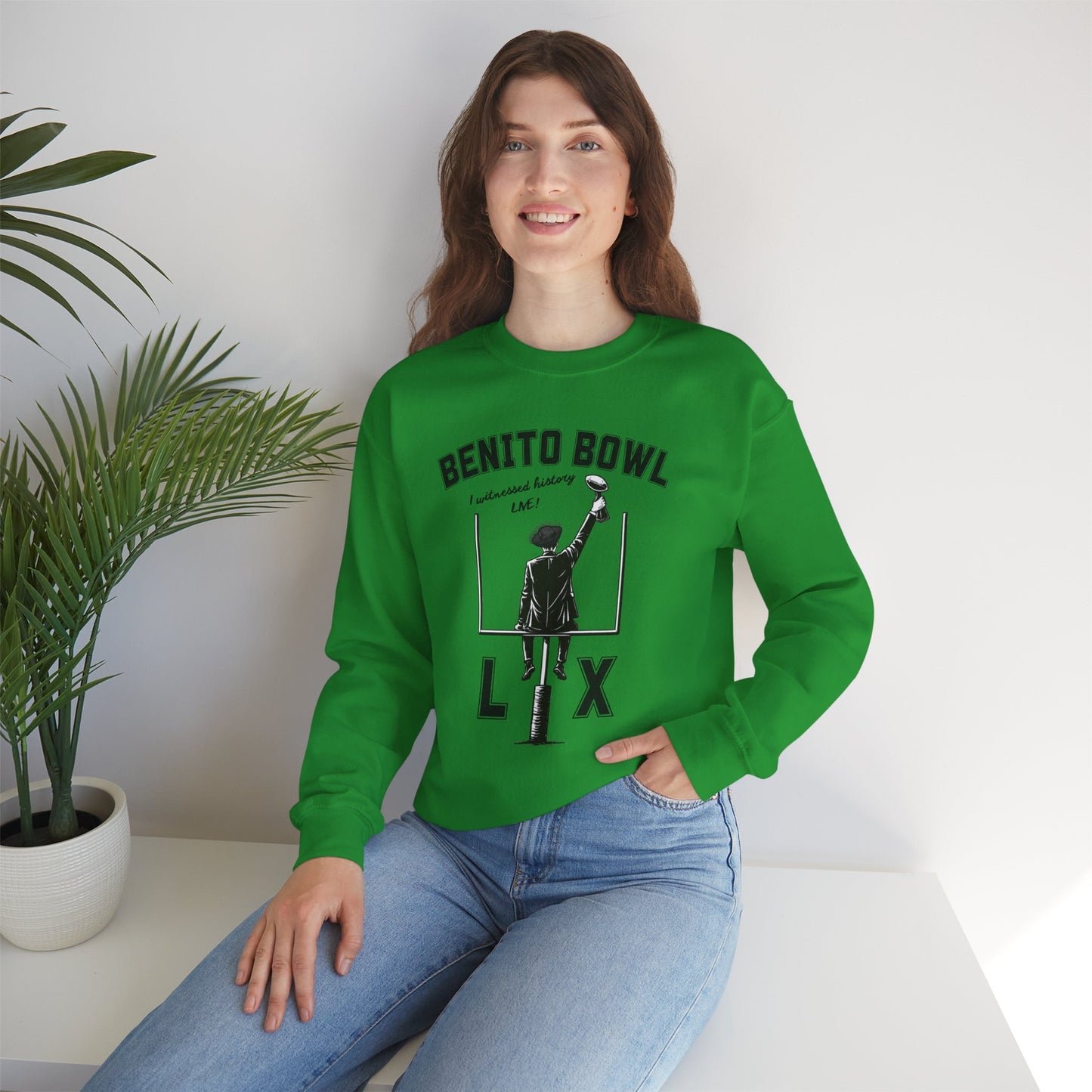 Benito Bowl LX Witnessed History Live Halftime Sweatshirt, Football Fan Gift, Benito Sweatshirt, Puerto Rico Boricua Heritage