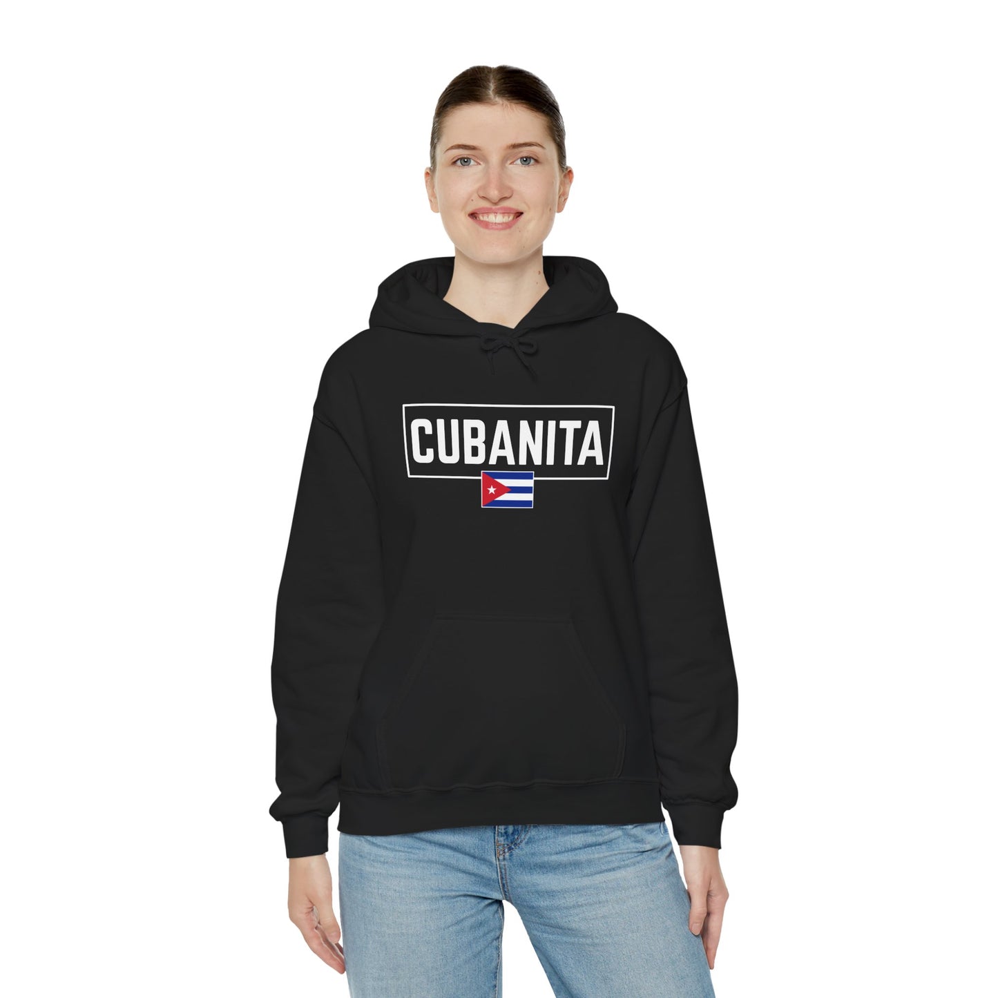 CUBANITA Hoodie – Cuban Flag Hoodie for Women, Latina Pride Hoodie, Cuba Heritage Top, Cuban Culture Graphic Hoodie