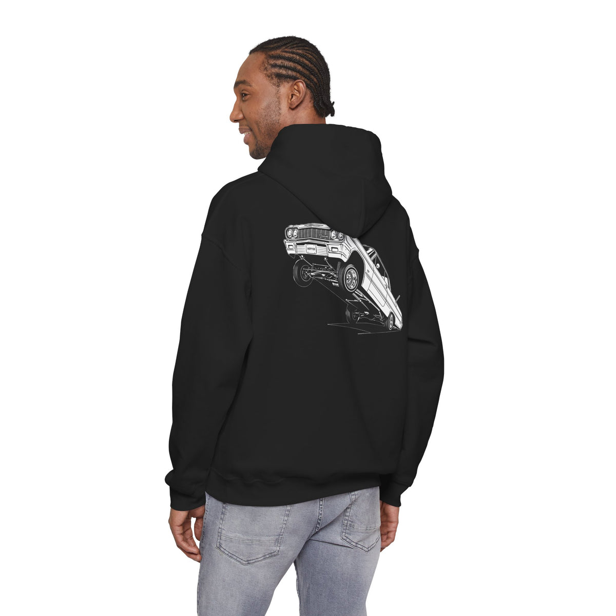 Classic Car Hoodie, Lowrider Car Hoodie, Vintage Auto Hoodie, Car Enthusiast Sweatshirt, Unisex Automotive Hoodie