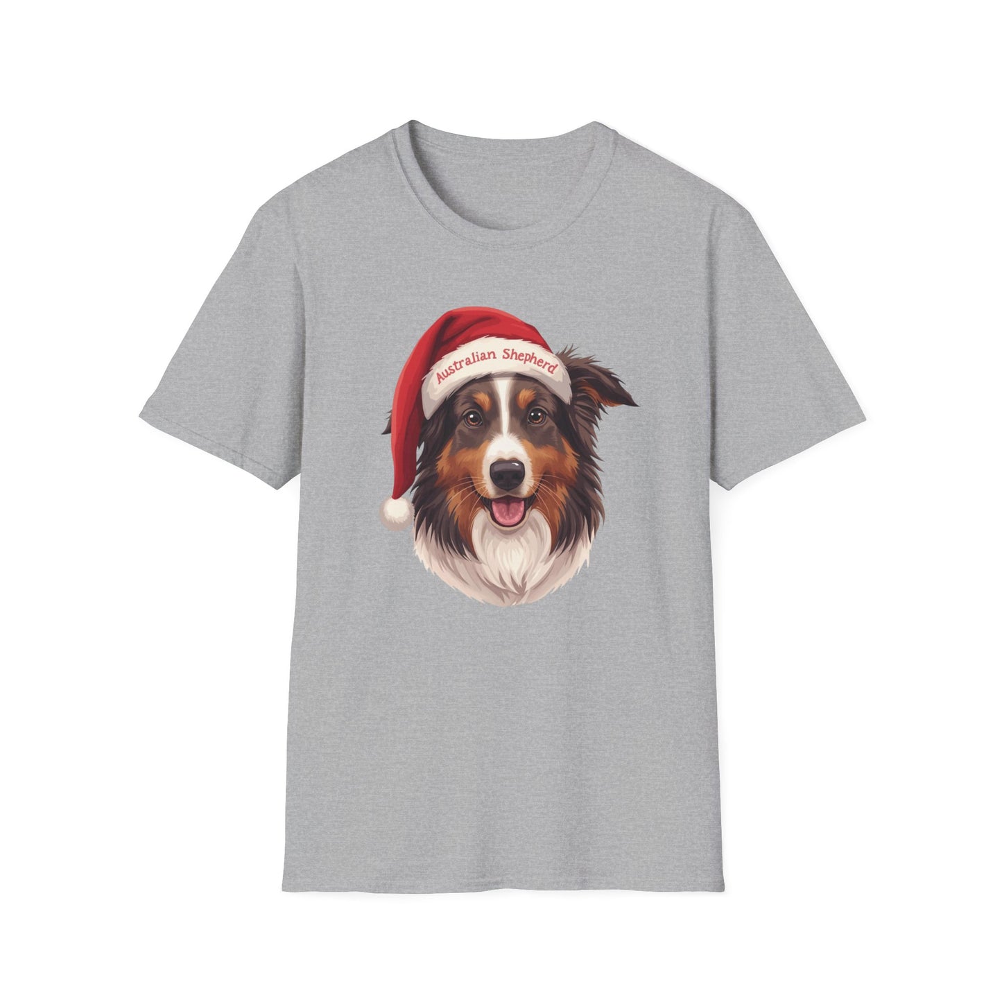 Australian Shepherd Dog Portrait Shirt – Aussie Dog Lover Gift, Cute Dog Mom Tee, Dog Dad Shirt, Pet Breed Apparel