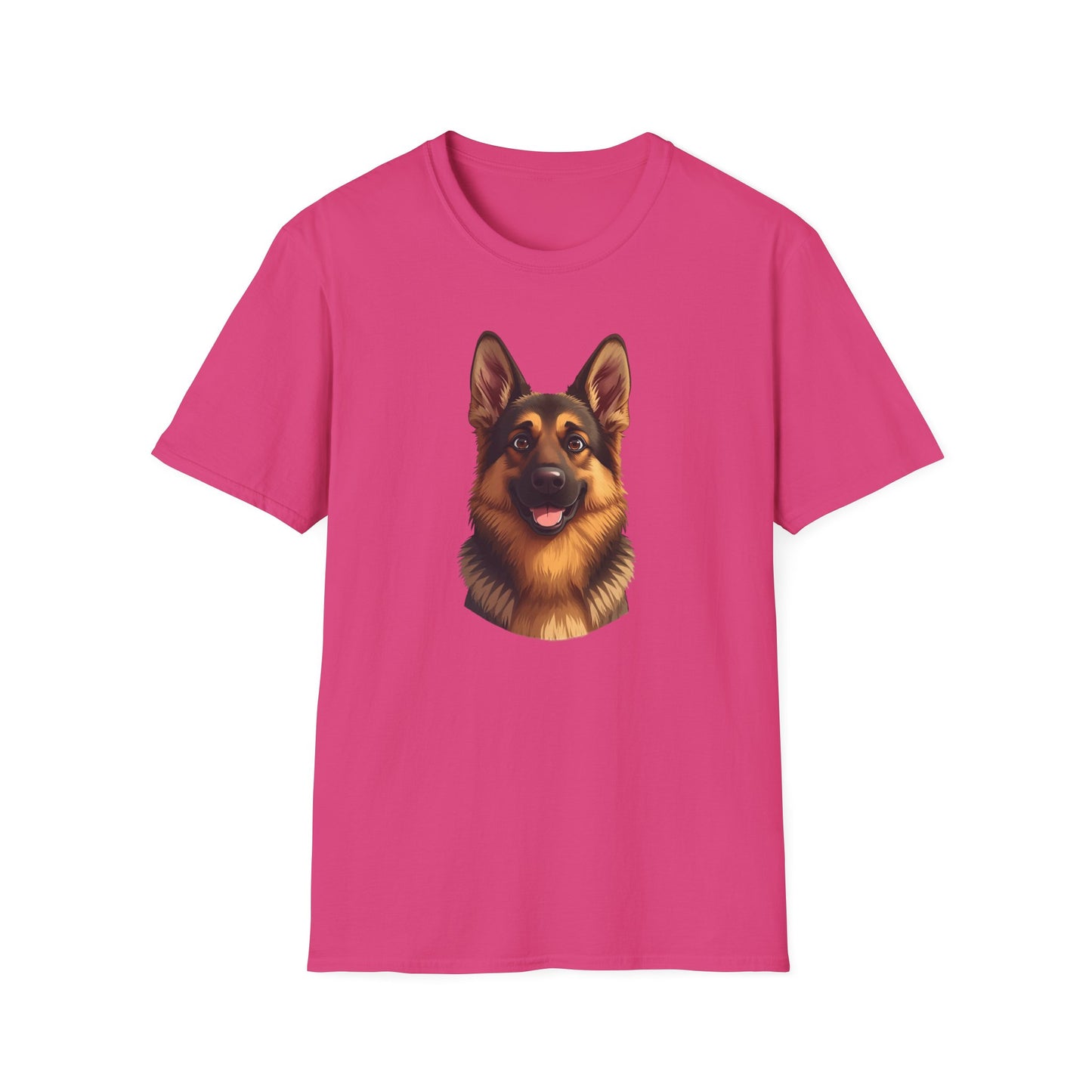German Shepherd Dog Portrait Shirt – German Shepherd Dog Lover Gift, Cute Dog Mom Tee, Dog Dad Shirt, Pet Breed Apparel