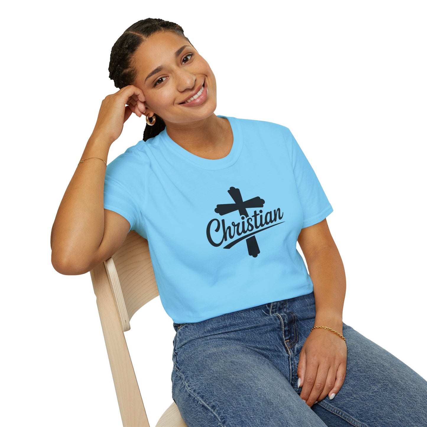 Christian Cross T-Shirt – Faith-Based Religious Tee for Men & Women, Inspirational Christian Apparel