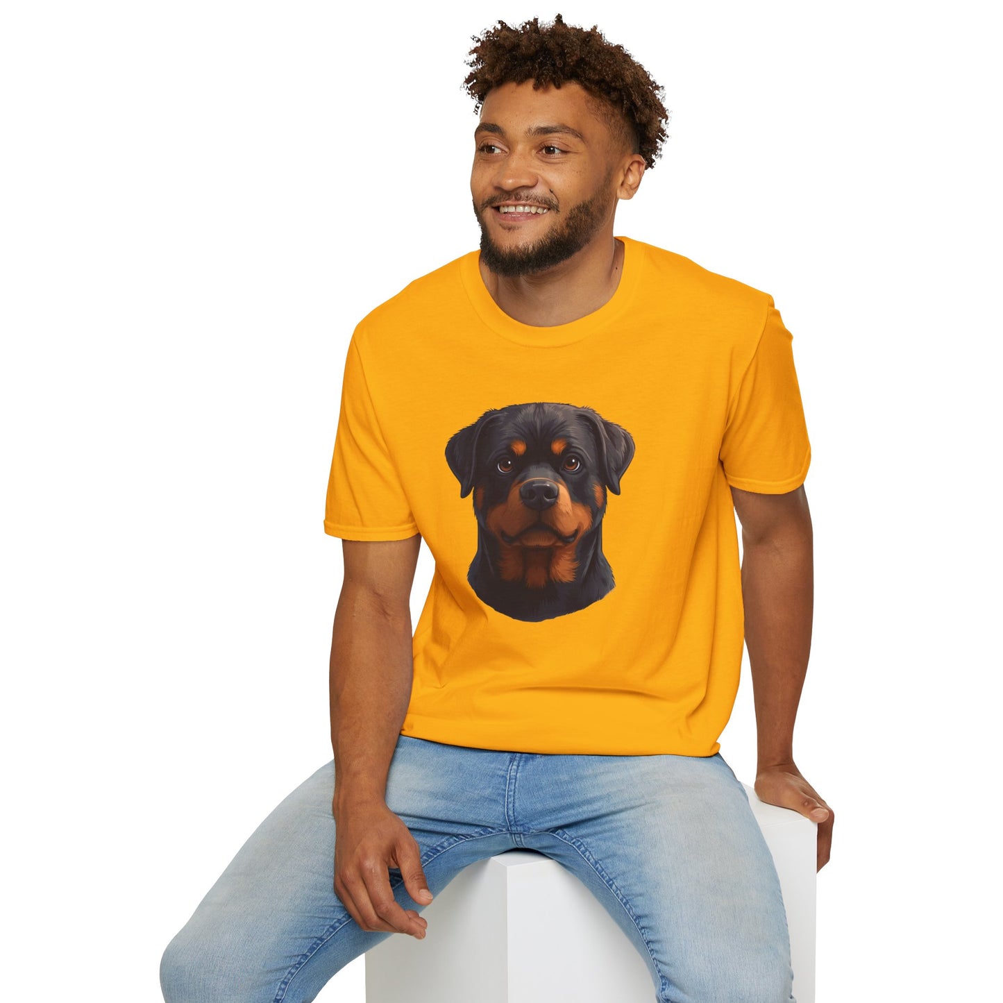 Rottweiler Dog Portrait Shirt – Rottweiler Dog Lover Gift, Cute Dog Mom Tee, Dog Dad Shirt, Pet Breed Apparel