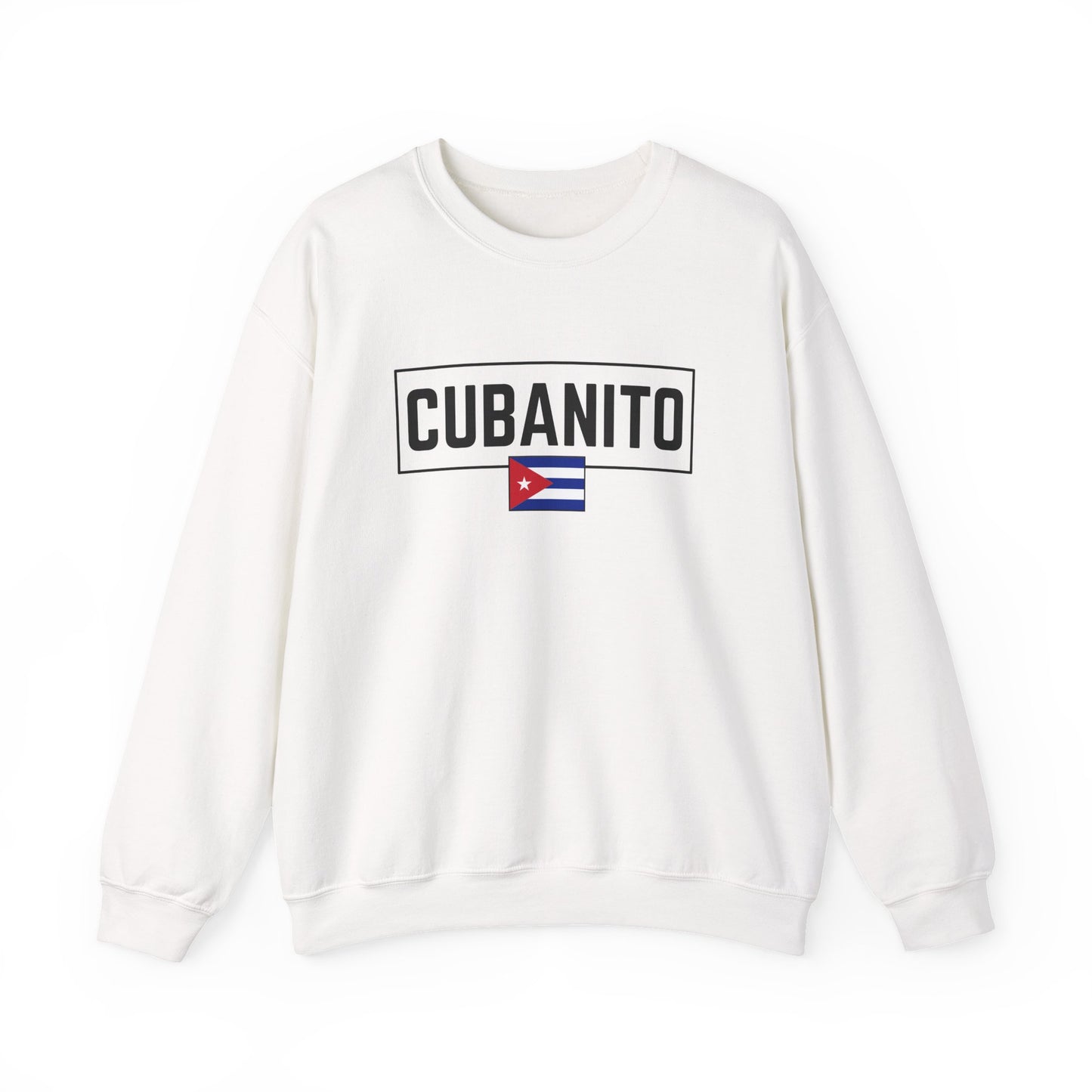 CUBANITO Sweatshirt – Cuban Flag Sweatshirt for Men, Latino Pride Sweatshirt, Cuba Heritage Top, Cuban Culture Graphic Sweatshirt