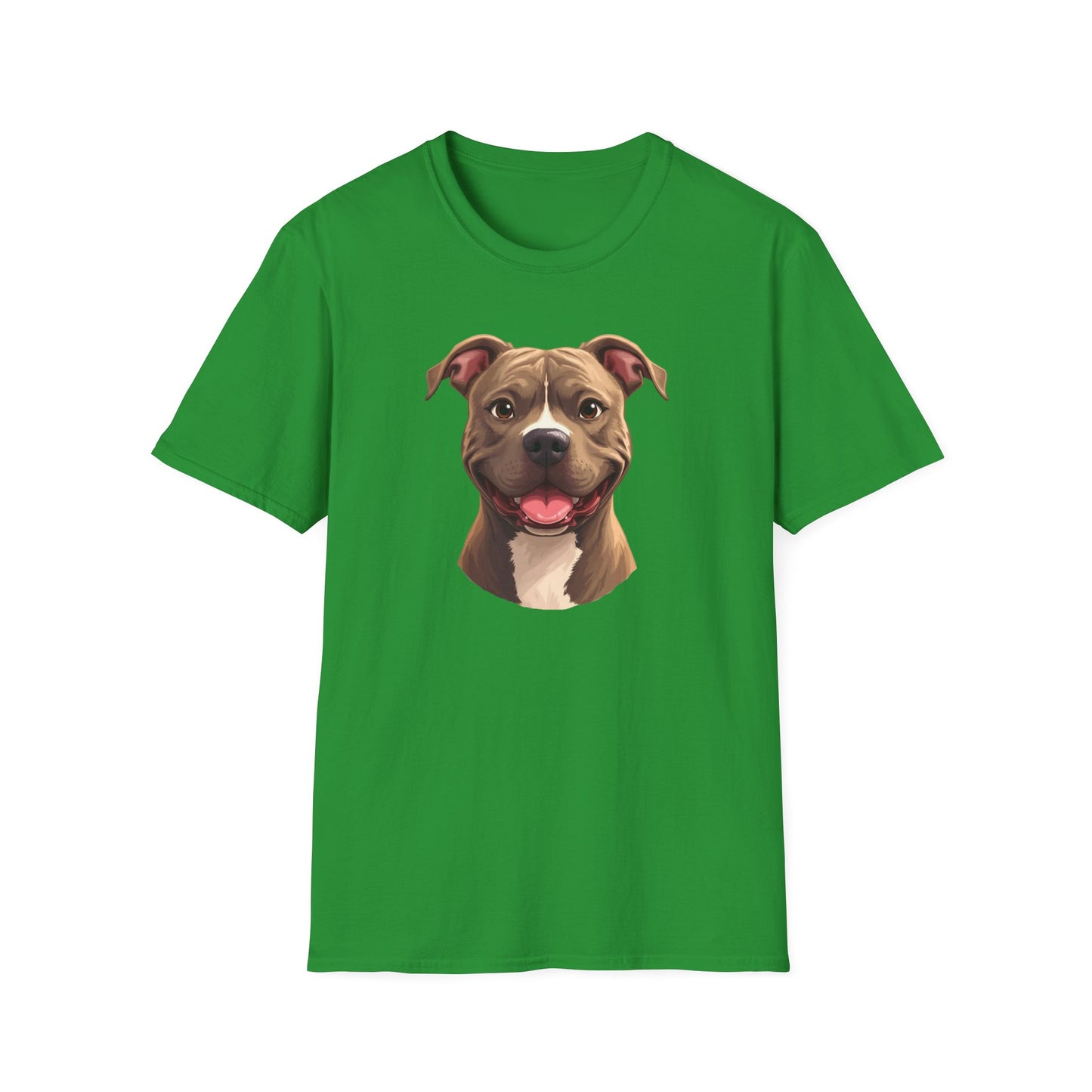 Pit Bull Terrier Dog Portrait Shirt – Pitbull Dog Lover Gift, Cute Dog Mom Tee, Dog Dad Shirt, Pet Breed Apparel