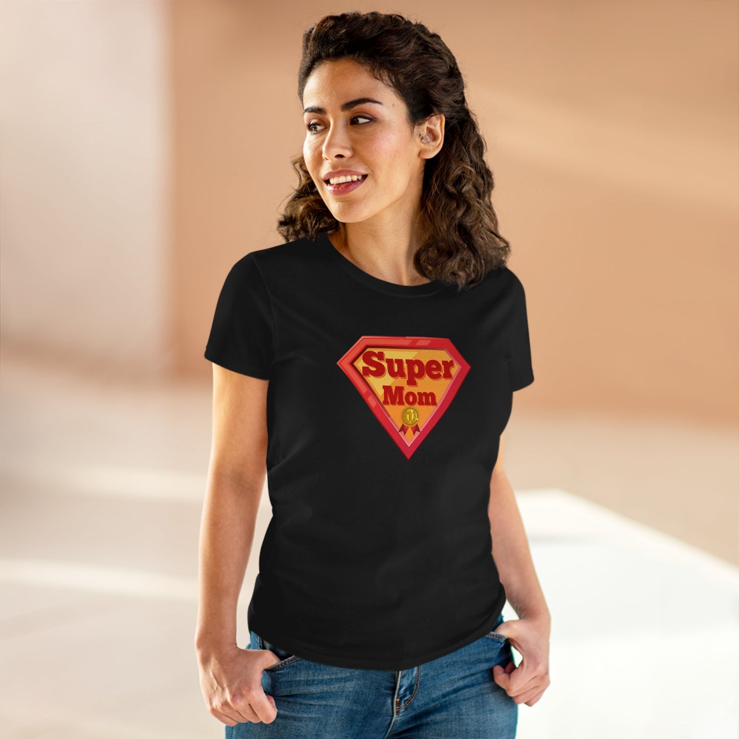 Supermom T-Shirt, Gift for Mom, Cute Summer Top, Mother's Day Gift, Family Gatherings, Casual Wear, Mom's Birthday, Supermom
