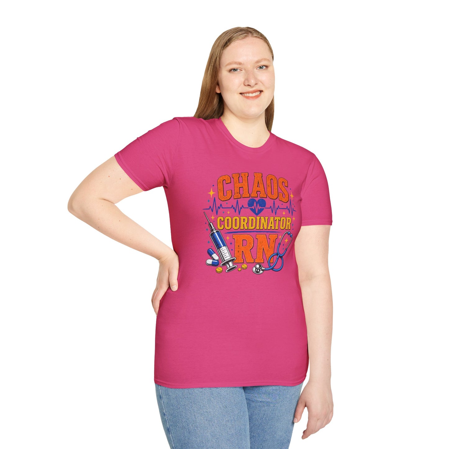 Chaos Coordinator RN Shirt – Funny Nurse Shirt – Nurse Life Tee – Medical Humor Gift for Nurses, RN LPN CNA Nursing Shirt