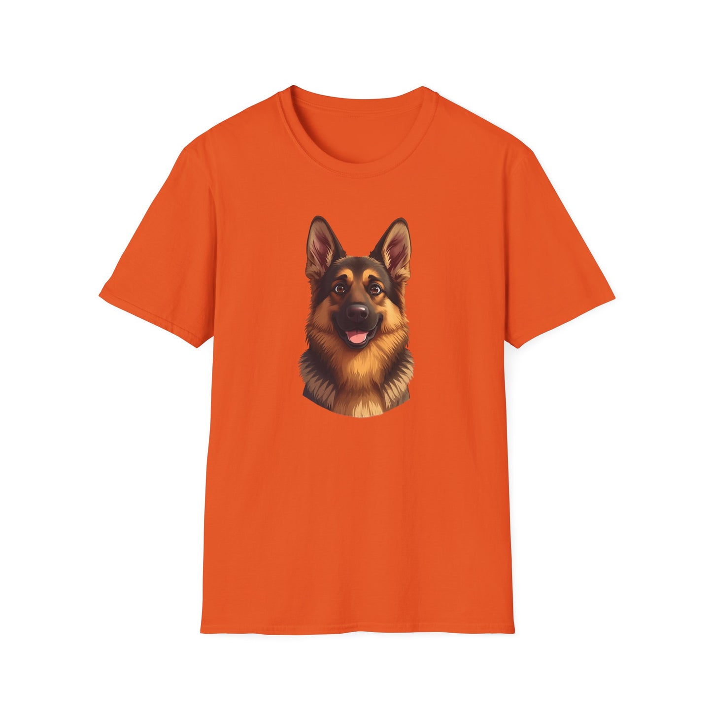 German Shepherd Dog Portrait Shirt – German Shepherd Dog Lover Gift, Cute Dog Mom Tee, Dog Dad Shirt, Pet Breed Apparel