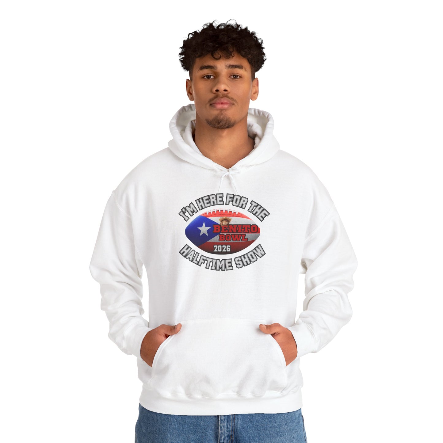 Benito Bowl Halftime Shirt 2026 Hoodie, Benito Bowl Hooded Sweatshirt, Football Fan Gift, Puerto Rico Heritage Hoodie, Boriqua Pride Gift
