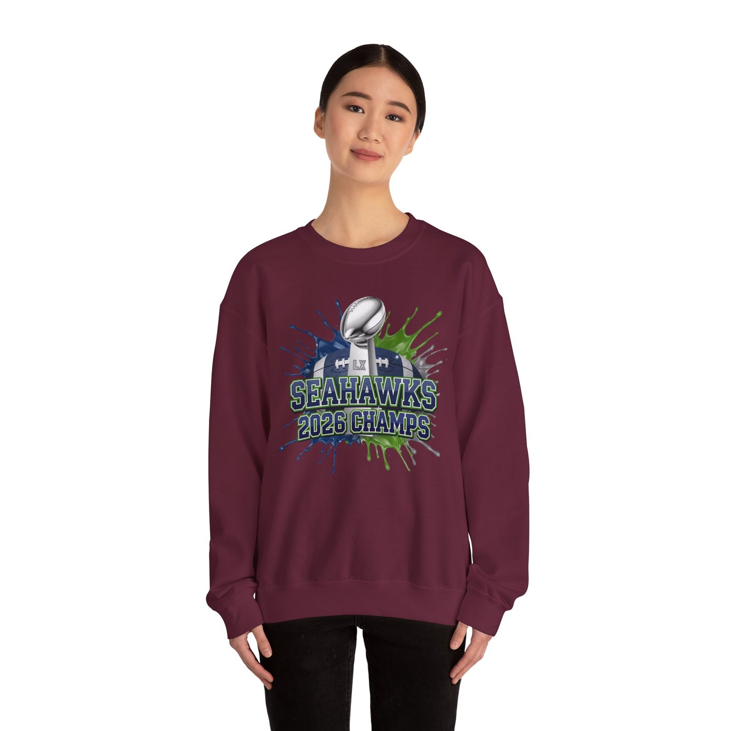 Seahawks 2026 Champions Sweatshirt, Seahawks Football  Fan, 2026 football Champs, Team Victory Sweatshirt