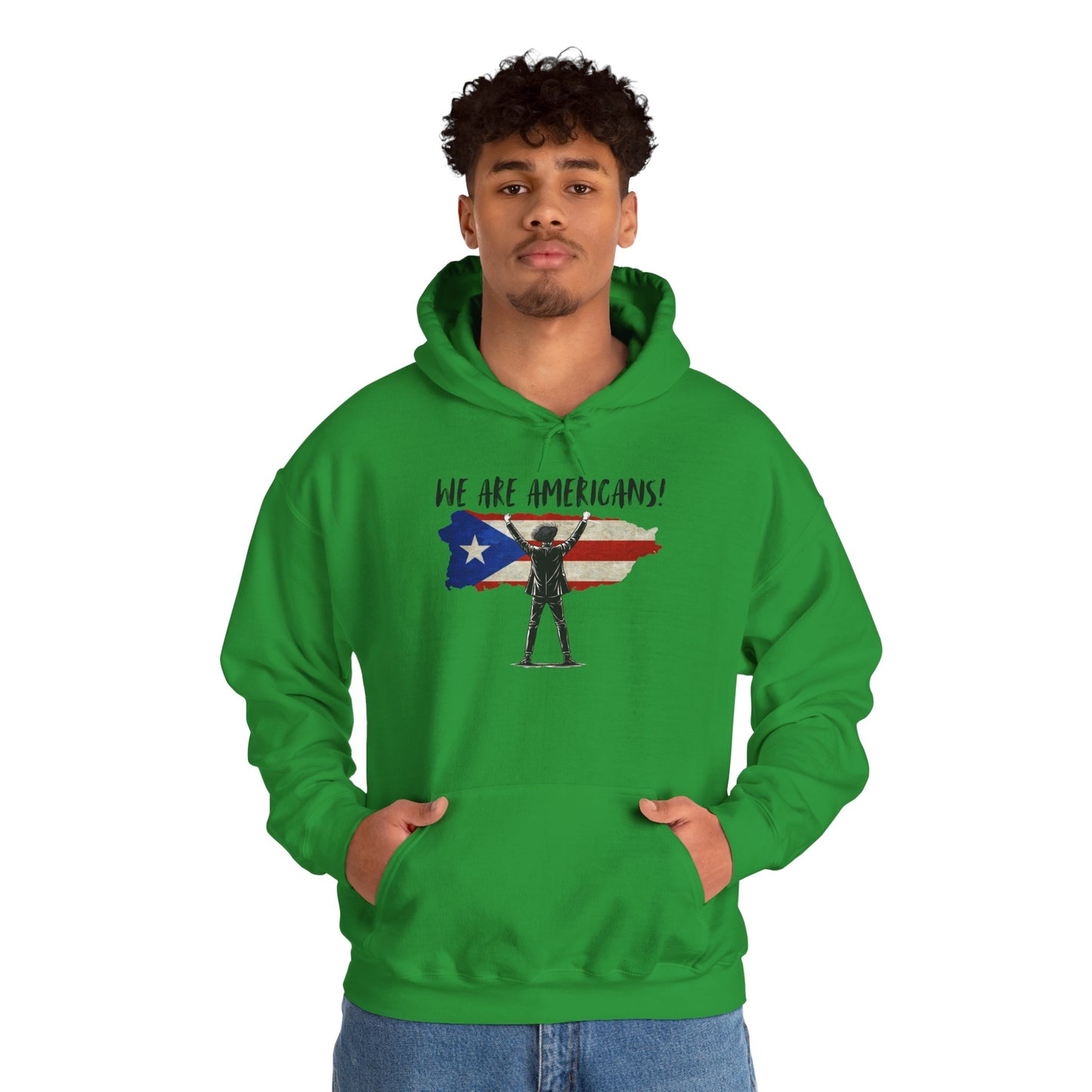 Benito We are Americans Hoodie, Benito Bowl, Football Fan Gift, Puerto Rico Boricua Heritage Culture Pride Hoodie